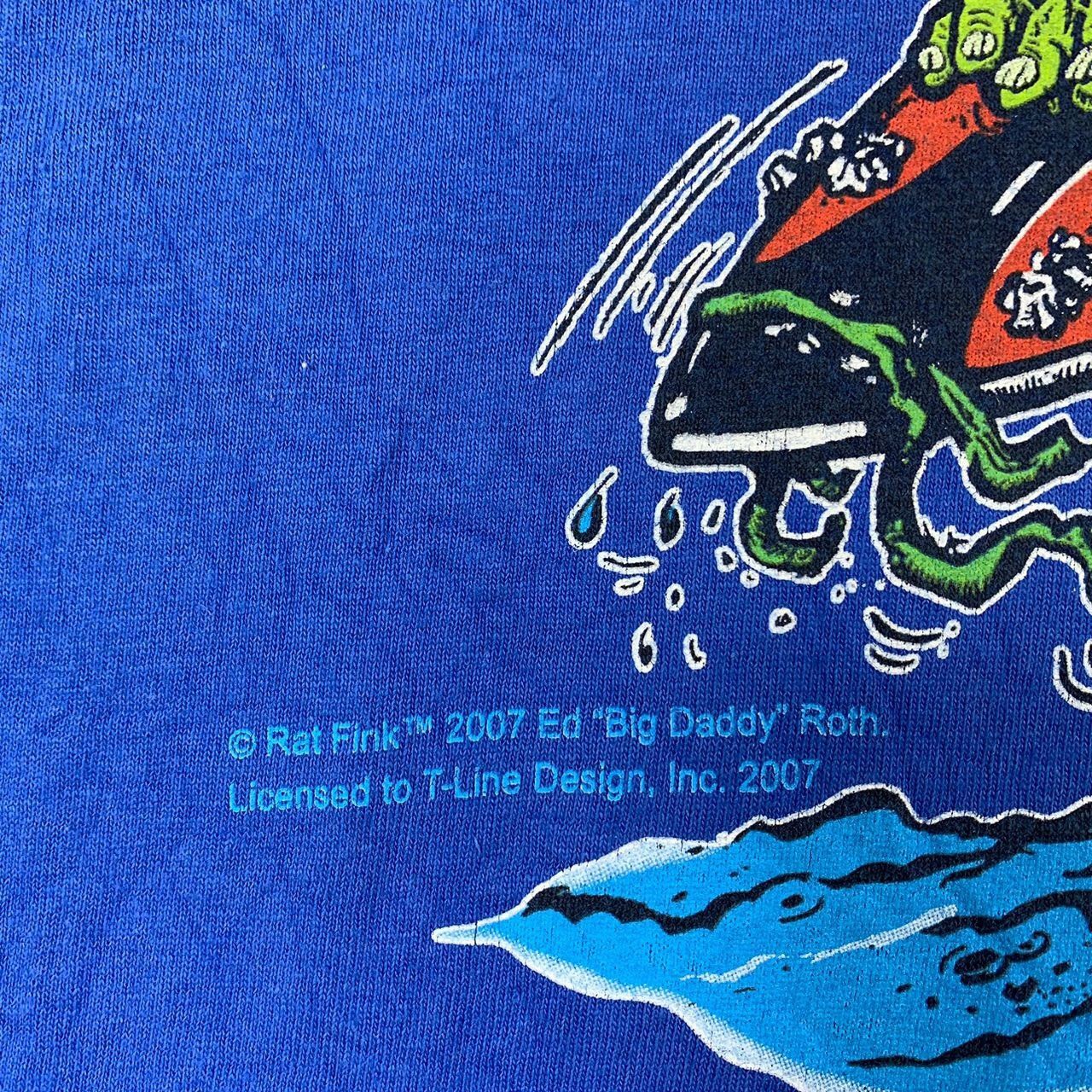 Gildan Vintage 2007 Rat Fink Ed Big Daddy Roth Surfink Tee Shirt Size US M / EU 48-50 / 2 - 9 Thumbnail
