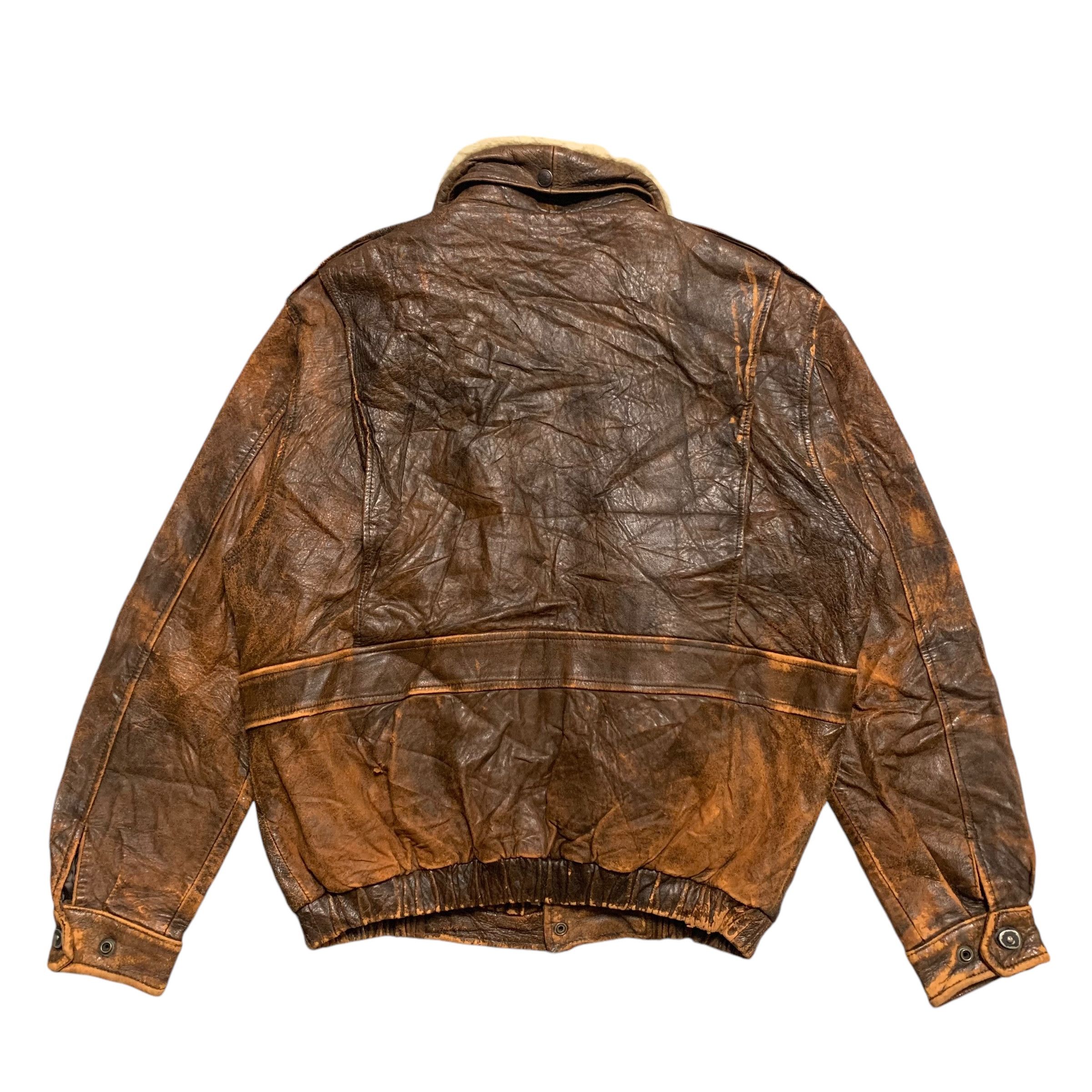Harley Davidson Vintage Harley Davidson Motorcycle Leather Jacket Size US L / EU 52-54 / 3 - 8 Thumbnail