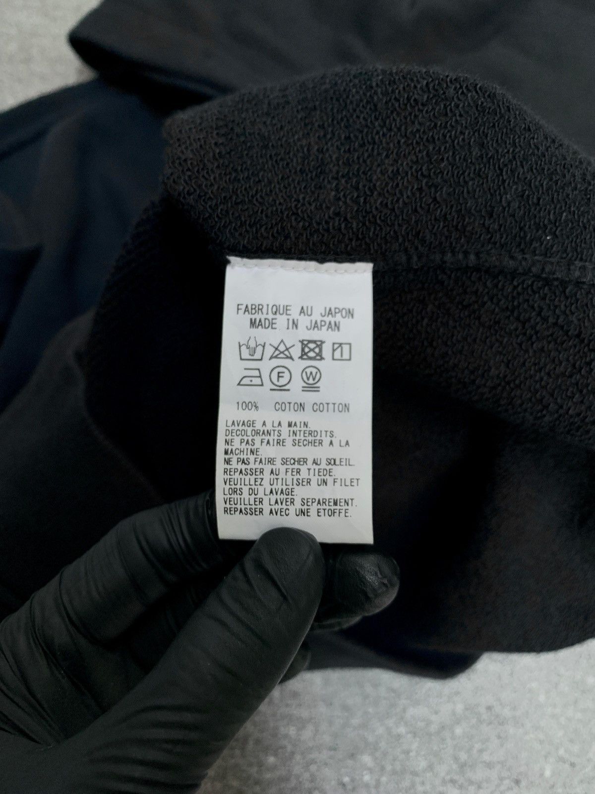 Yohji Yamamoto Stye Black Statement Hoodie Size US M / EU 48-50 / 2 - 8 Thumbnail