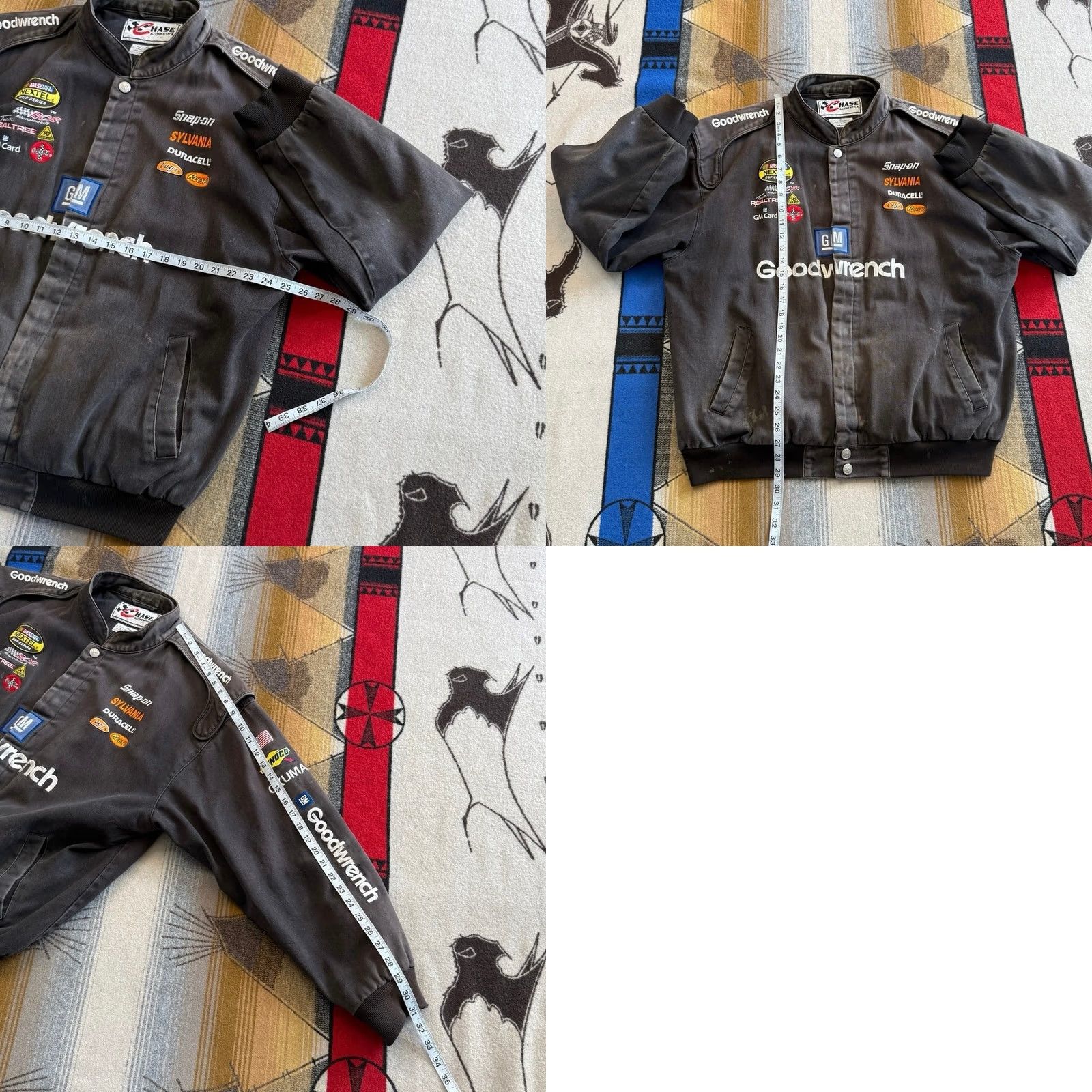 Chase Authentics VINTAGE Kevin Harvick #29 Goodwrench NASCAR Jacket Men’s XL Embroidered Chase Brown Size US XL / EU 56 / 4 - 9 Thumbnail