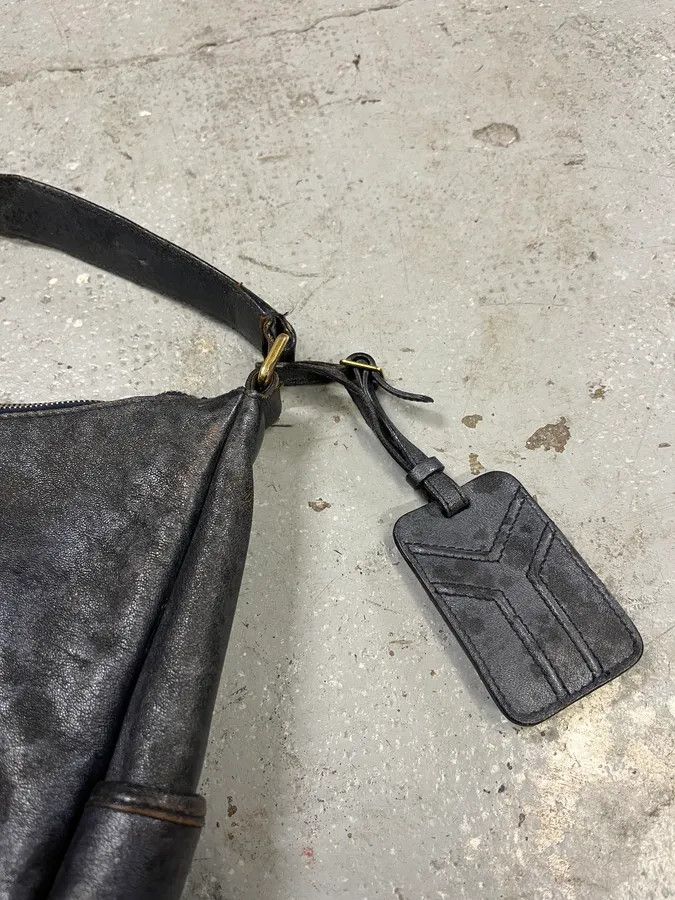 Yves Saint Laurent Yves Saint Laurent Metallic Blue Eroded Bag Size ONE SIZE - 4 Thumbnail