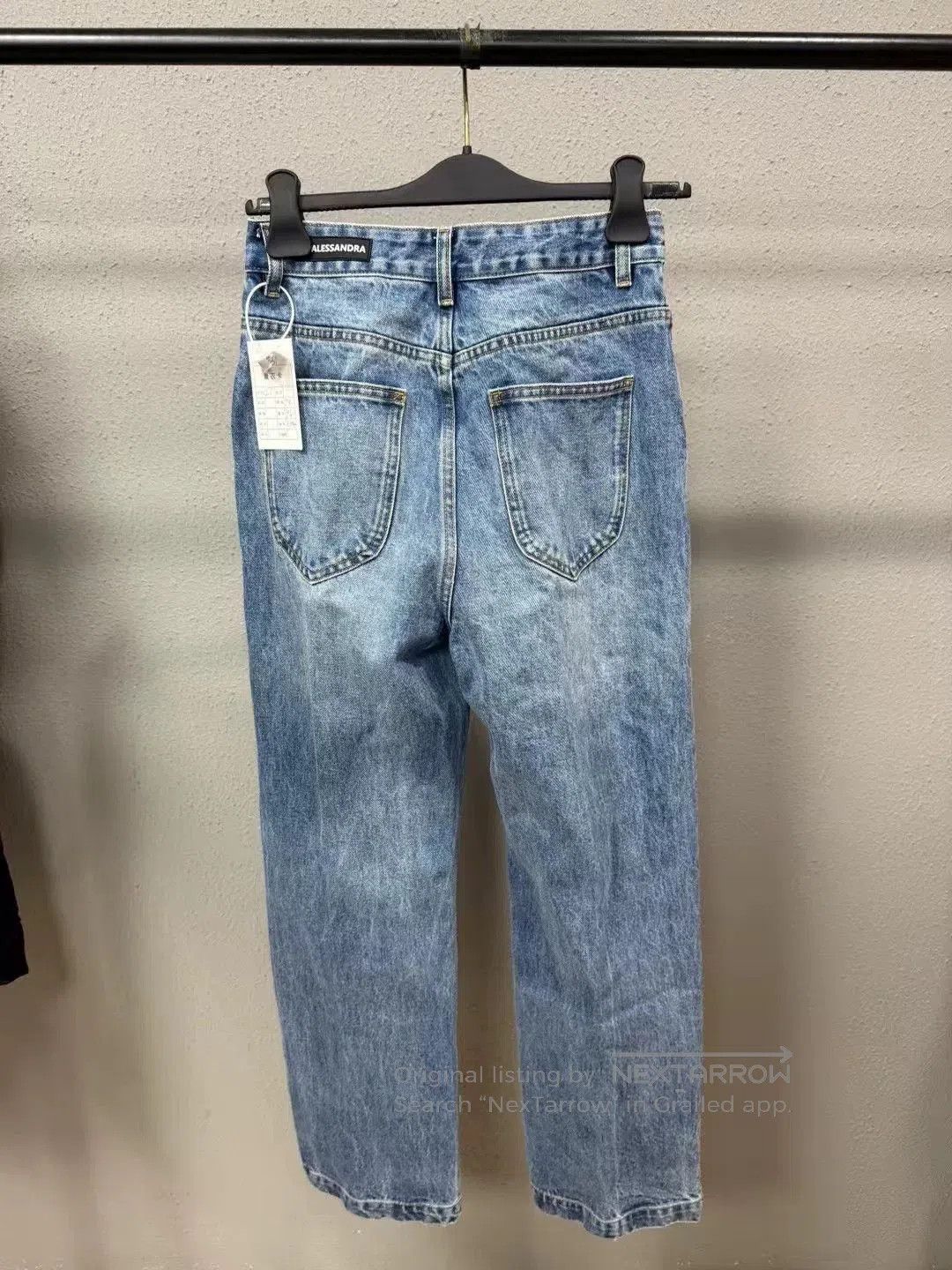 Alessandra Rich Le Alessandra High-Waist Jeans. Size 27" / US 4 / IT 40 - 2 Thumbnail