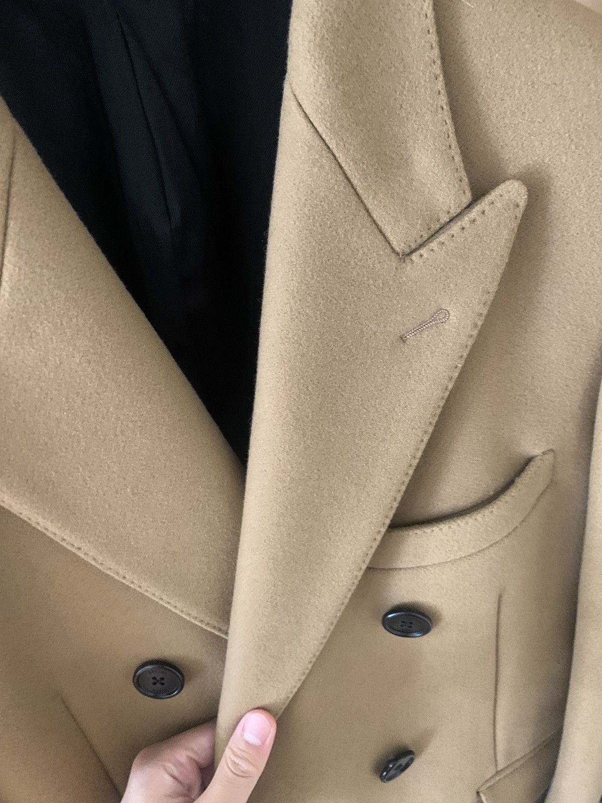 Celine Celine 2020FW Camel Wool and Cashmere coat Size US M / EU 48-50 / 2 - 2 Thumbnail