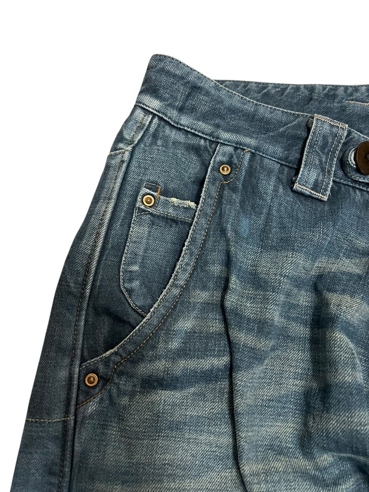 Japanese Brand Vintage Japanese Brand HALB Sedionaries Half Jean Size US 31 - 6 Thumbnail