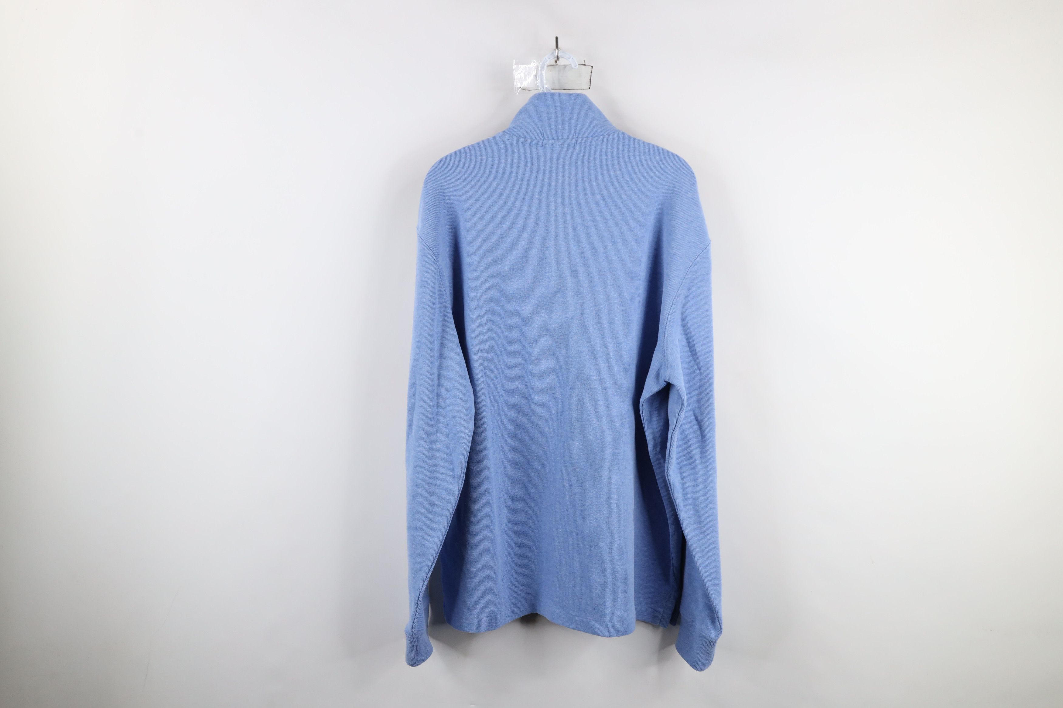 Ralph Lauren × Vintage Deadstock Vintage Y2K Ralph Lauren Ribbed Half Zip Sweater Size US L / EU 52-54 / 3 - 8 Thumbnail