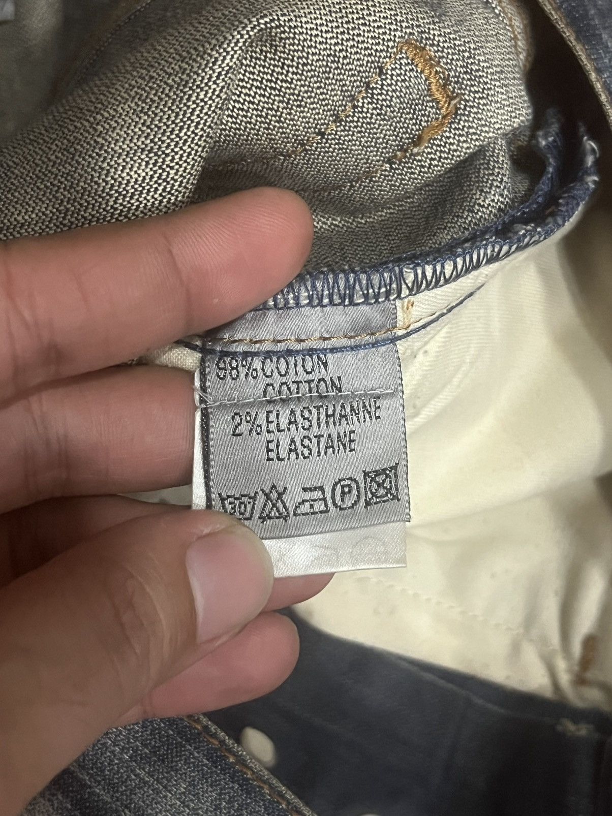 Dior Christian Dior Homme Distressed Mud Washed Jeans Size US 27 - 19 Thumbnail