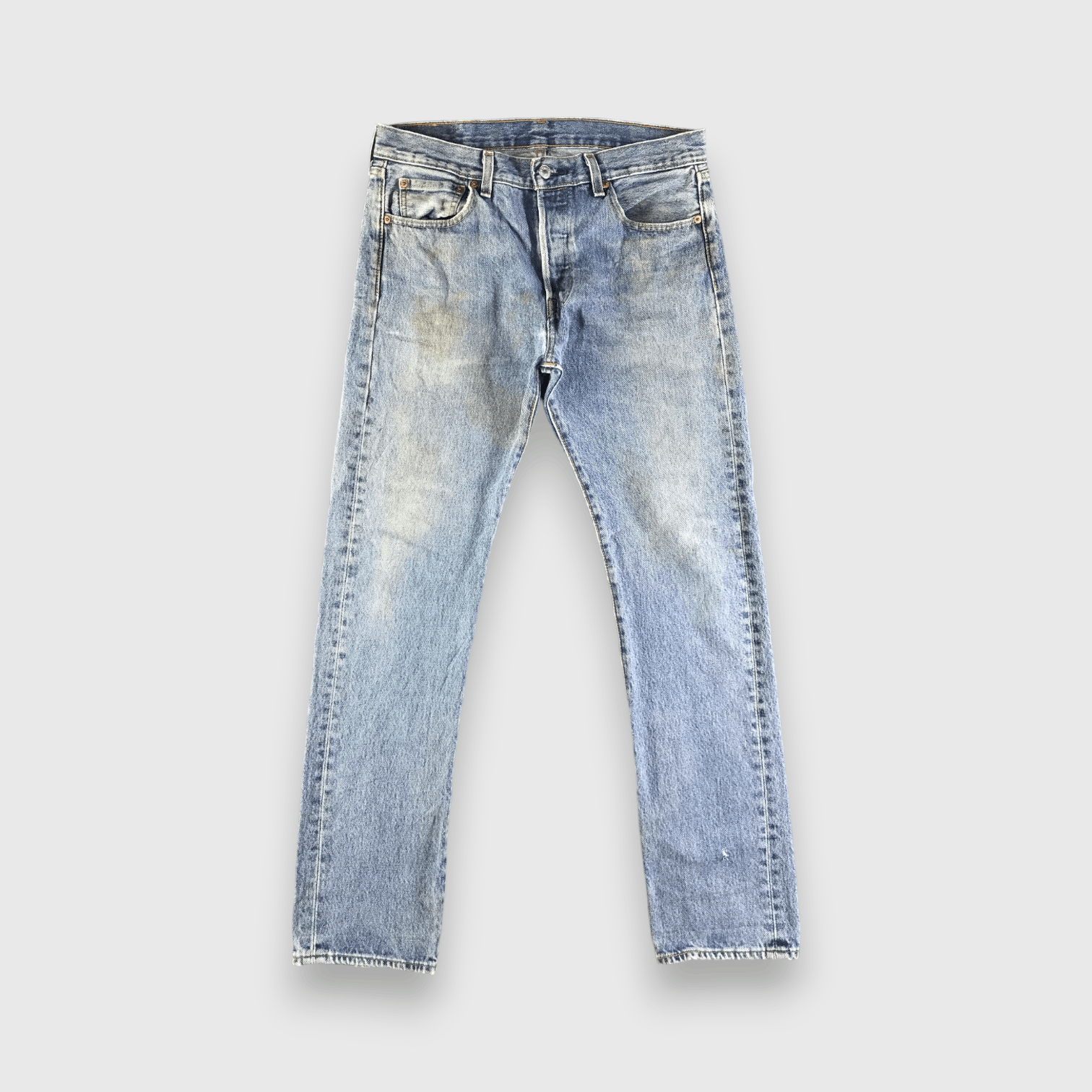 Levi's Vintage Blue Wash Levis 501 Jeans-J3514 Size US 33 - 1 Thumbnail