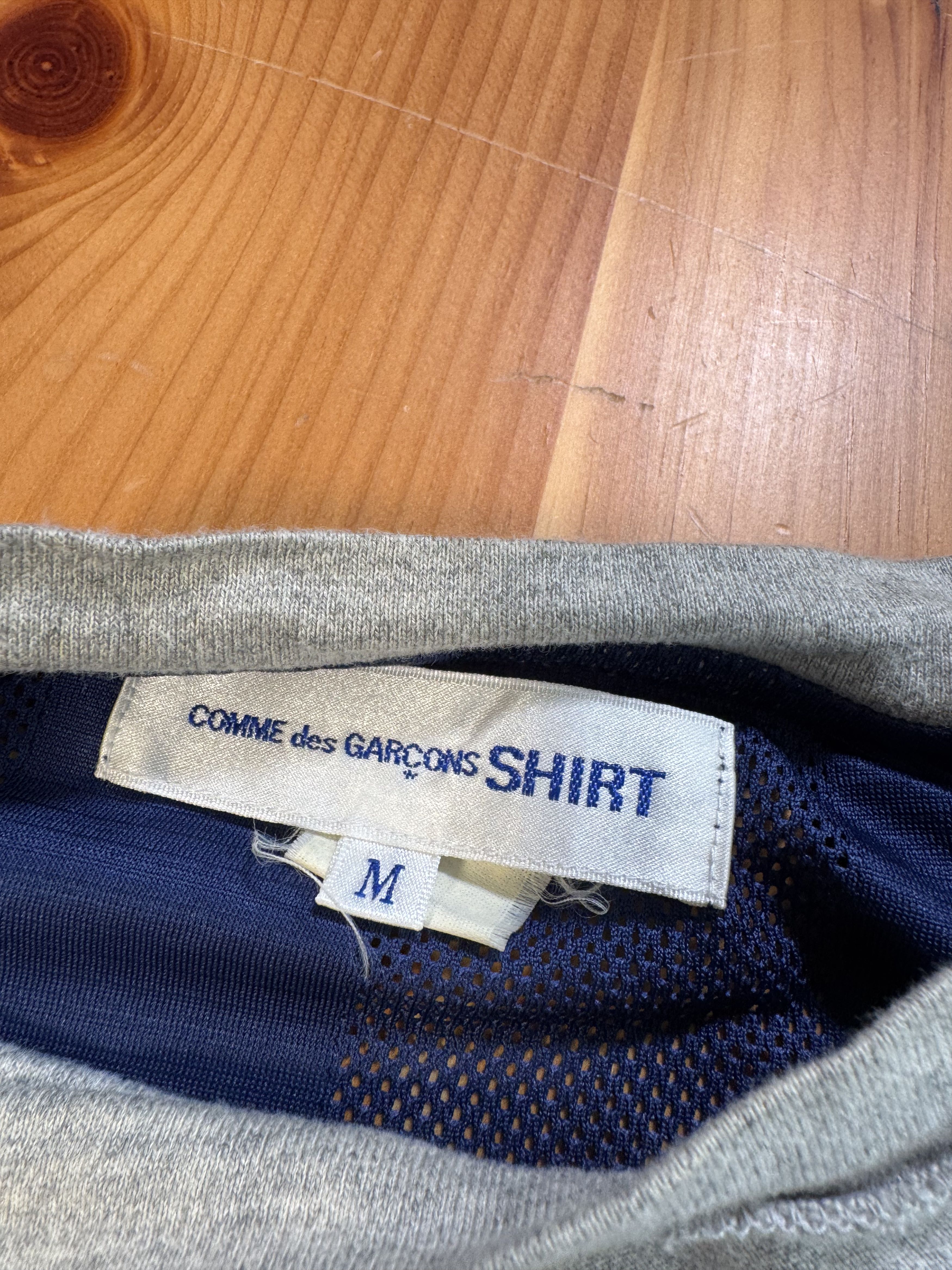Comme des Garcons Comme Des Garcons Reconstrcuted Reversible University Jersey Size US M / EU 48-50 / 2 - 5 Thumbnail