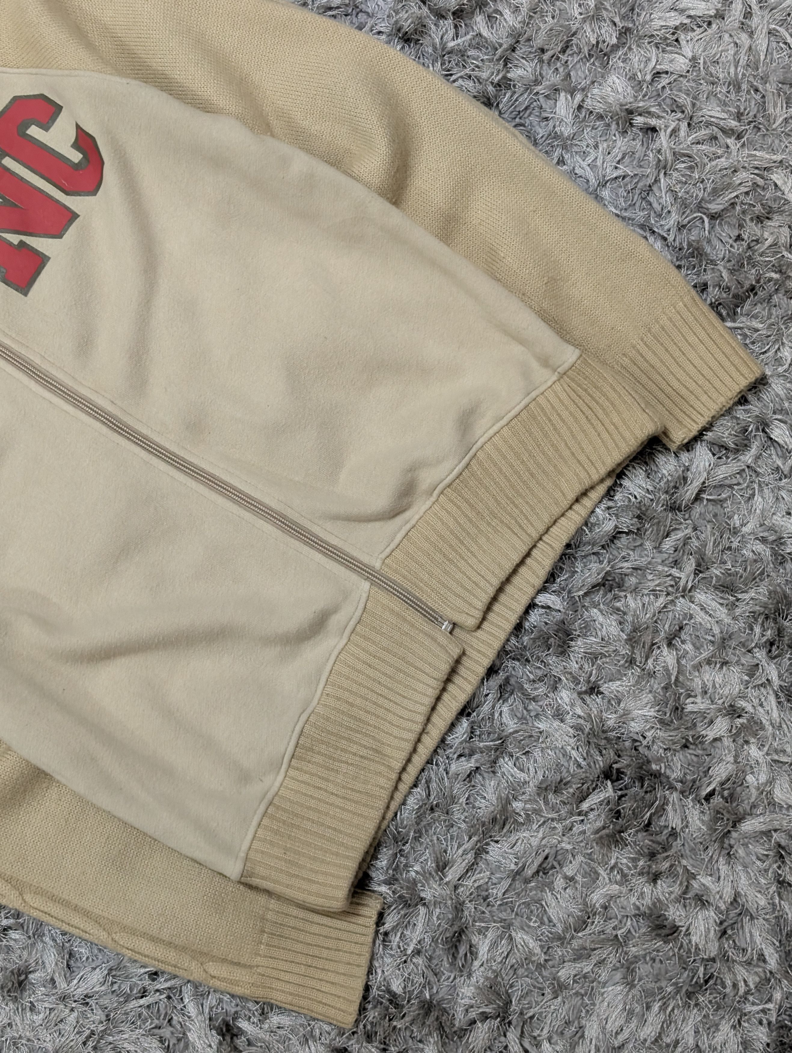 Japanese Brand No Concept Pullover Knitted Sweater Full Zipper Jacket Size US M / EU 48-50 / 2 - 4 Thumbnail