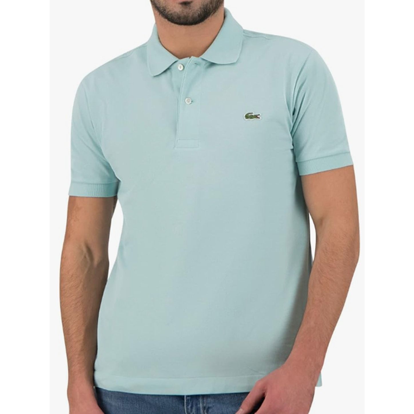 Lacoste Lacoste Men's Classic Pique Polo Shirt Syringa Mint 4XL Size US XXL / EU 58 / 5 - 2 Thumbnail