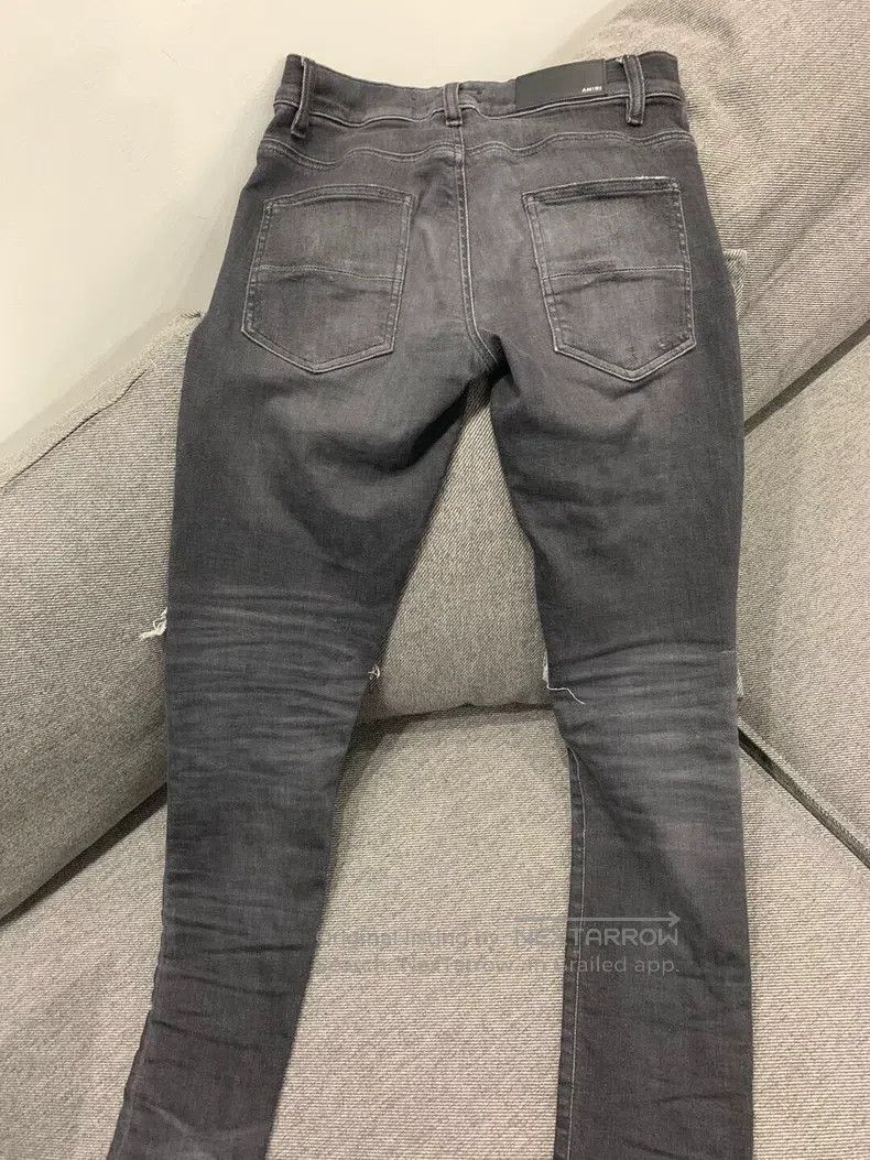 Amiri Amiri Grey Denim Jeans Size US 28 / EU 44 - 2 Thumbnail