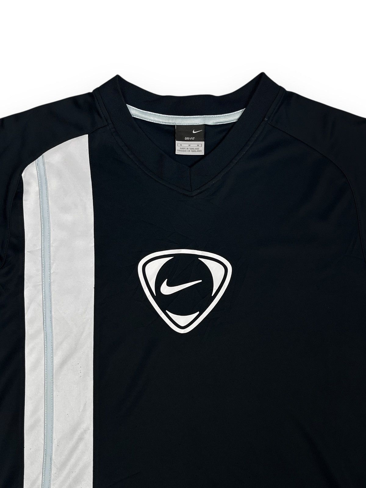 Nike Nike T90 Dri-Fit Vertical Stripe Vintage Long Sleeve Jersey Size US M / EU 48-50 / 2 - 2 Thumbnail