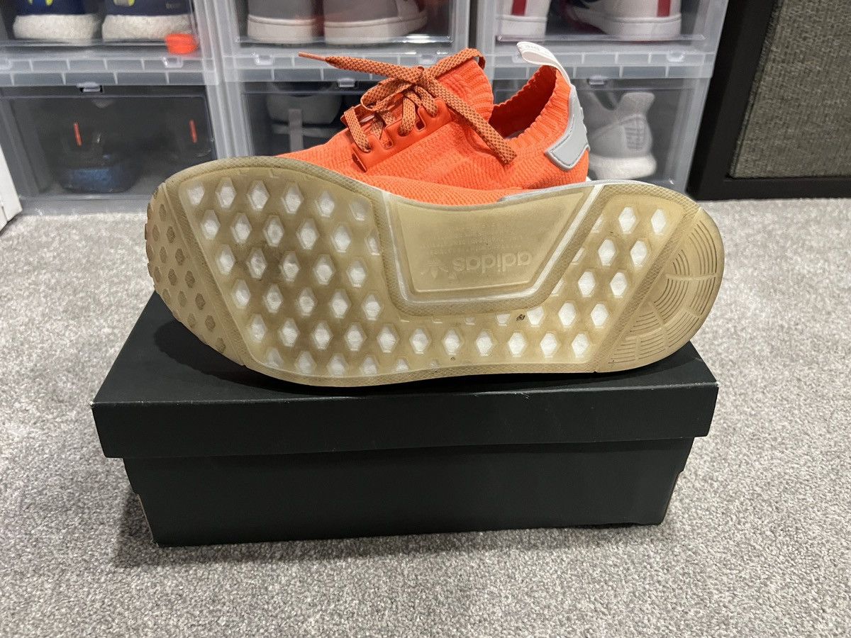 Adidas Adidas NMD R1 Primeknit Trace Orange Size US 10 / EU 43 - 4 Thumbnail