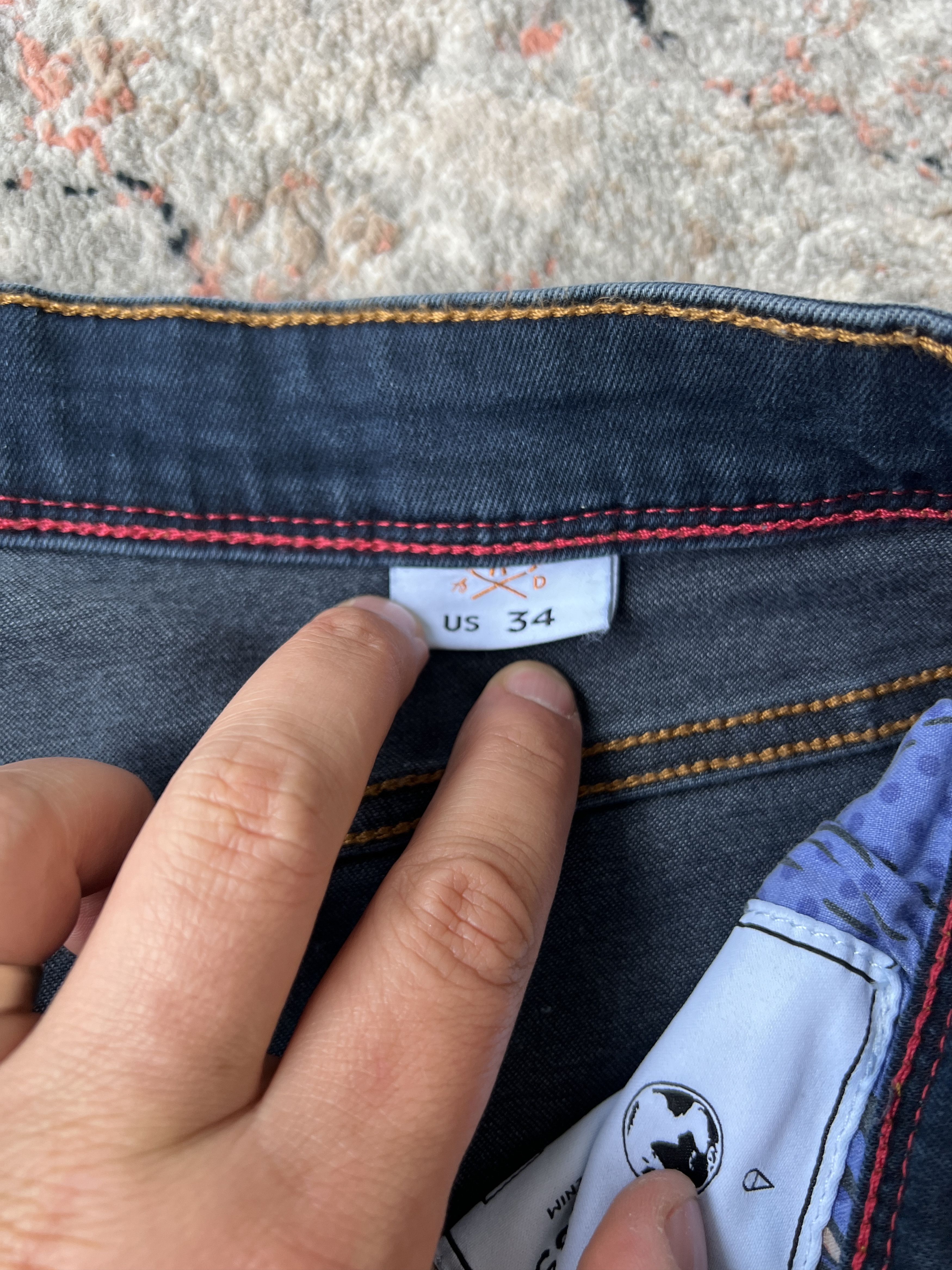 Handmade Ace Denim Paris Handmade Jeans Size US 34 / EU 50 - 6 Thumbnail