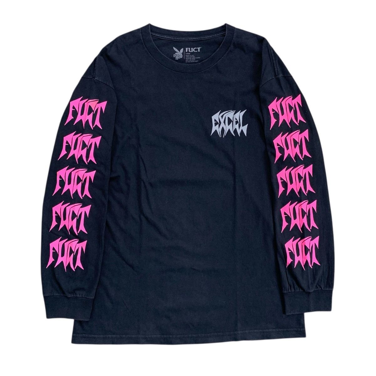 FUCT × Vintage Rare FUCT x Excel Rock Band Longslevee Tshirt Size US L / EU 52-54 / 3 - 3 Thumbnail