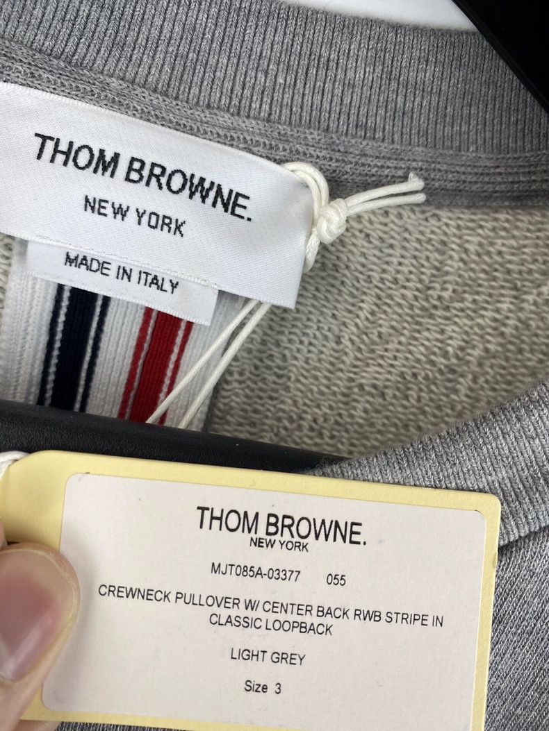 Thom Browne Thom Browne color stripes on the back sweatshirt Size US L / EU 52-54 / 3 - 7 Thumbnail