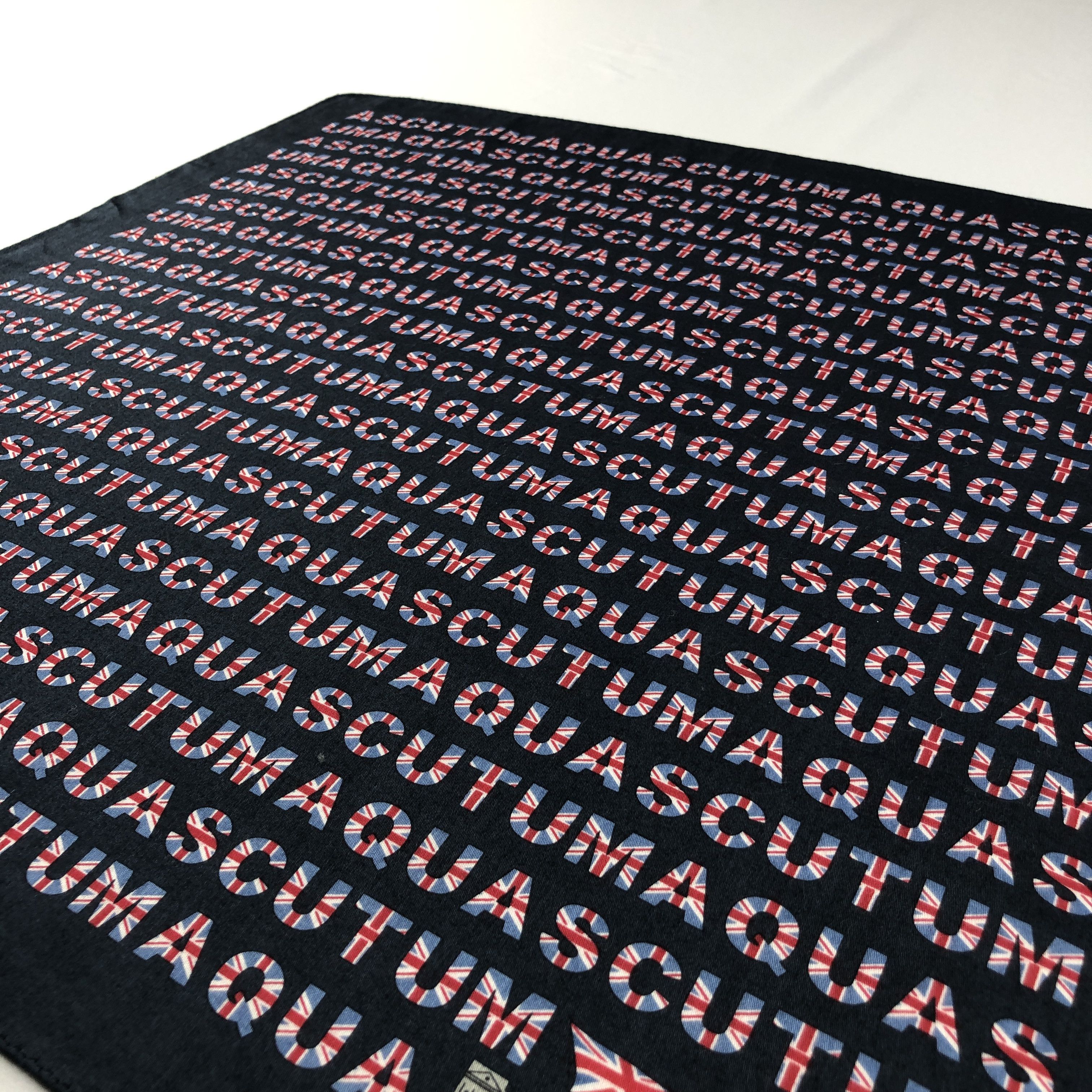 Aquascutum Aquascutum Union Jack Handkerchief Neckerchief Bandana H2996 Size ONE SIZE - 2 Thumbnail