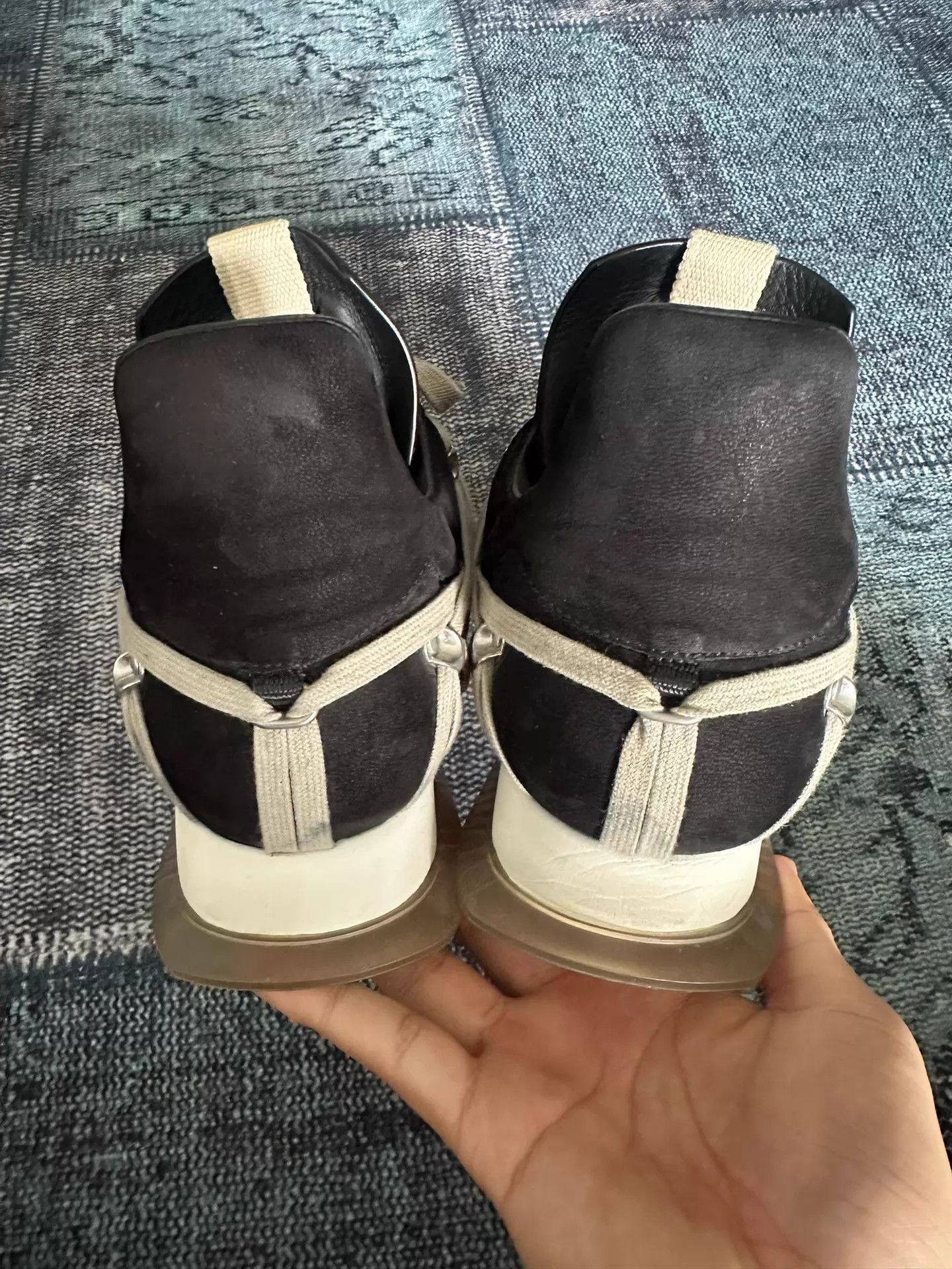 Rick Owens Rick Owens Runner Multi-Lace Sneaker 40 (Runs 0.5 Big) Size US 7 / EU 40 - 4 Thumbnail