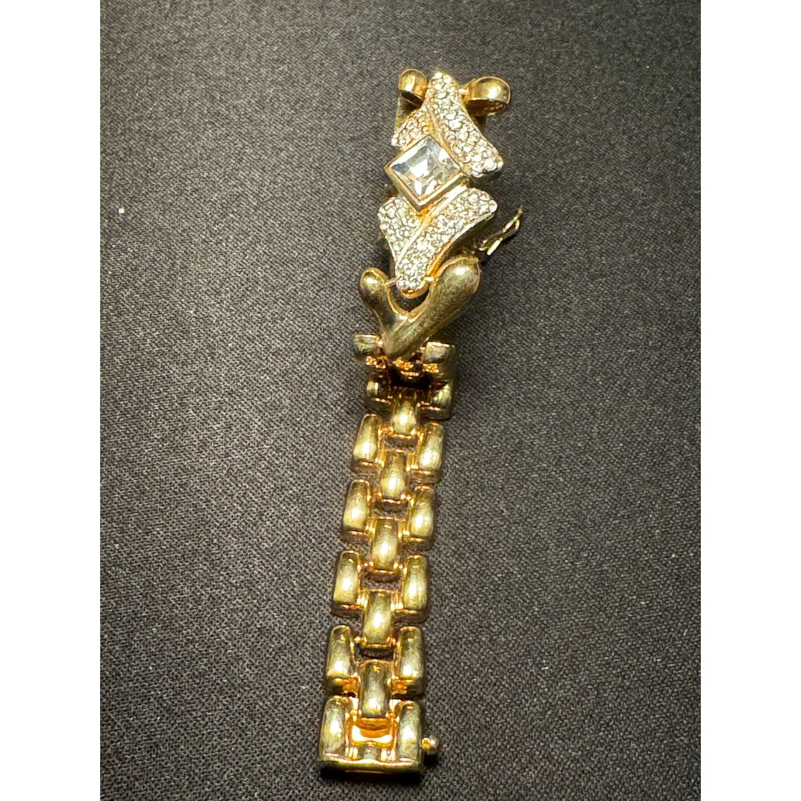 Other 925 Italy Gold Plated 28g Push Safety Clasp Bracelet Size 7 Size ONE SIZE - 5 Thumbnail