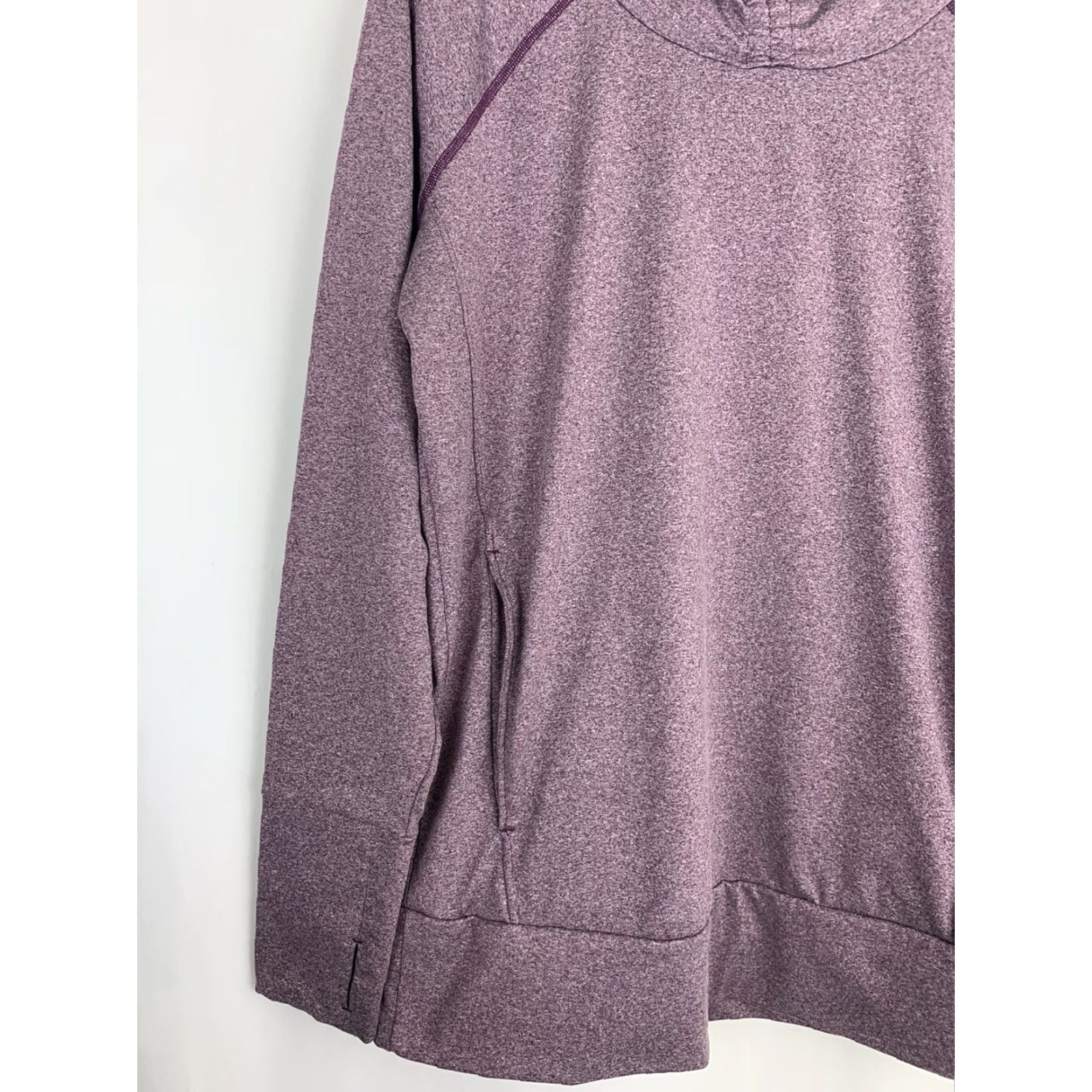 Vintage Columbia Omni-Wick Brilliant Hoodie Women’s Medium Maroon Thumb Holes Size M / US 6-8 / IT 42-44 - 2 Thumbnail