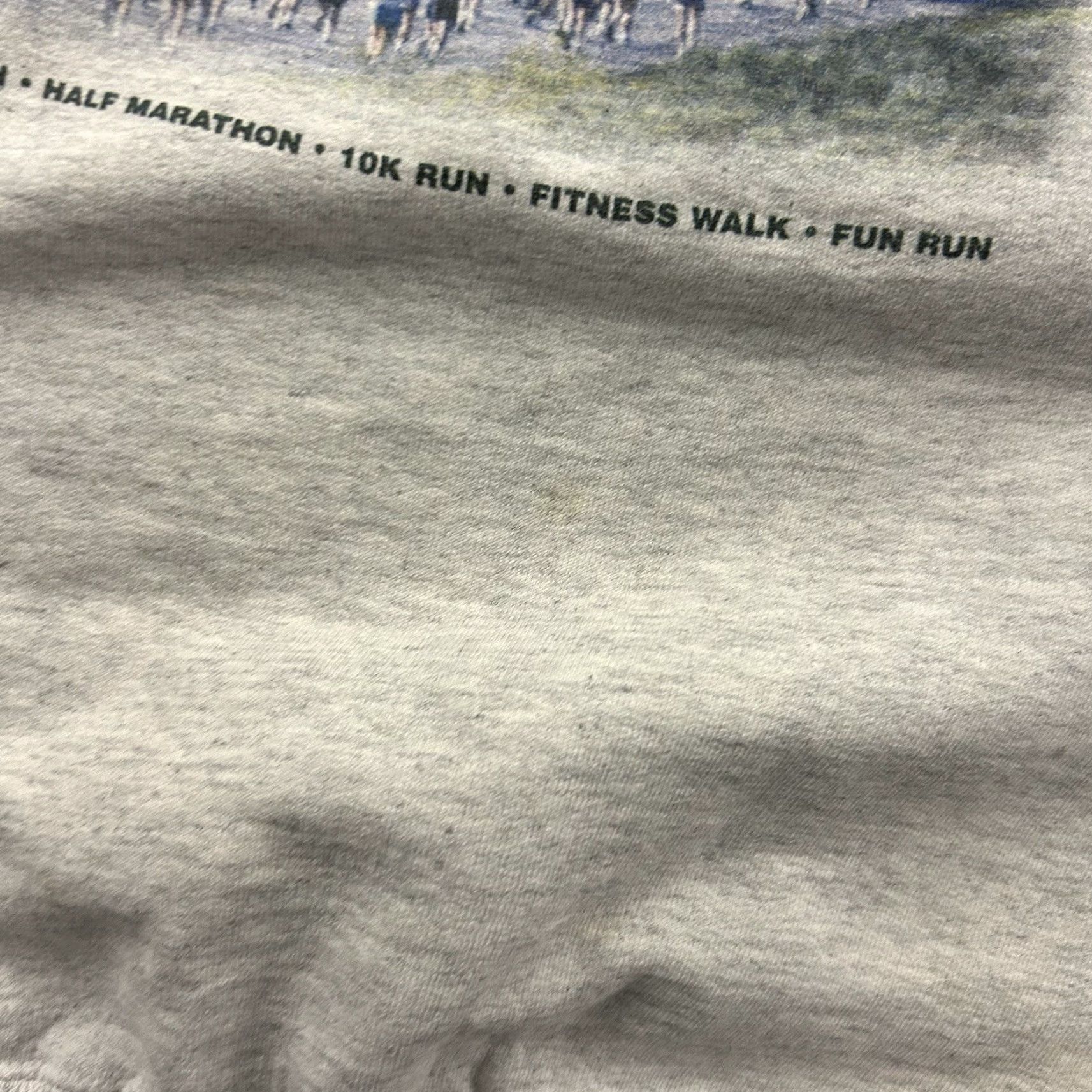 Hanes VINTAGE 2000 Steamboat Marathon Crewneck Sweatshirt Men's Large Gray Size US L / EU 52-54 / 3 - 4 Thumbnail