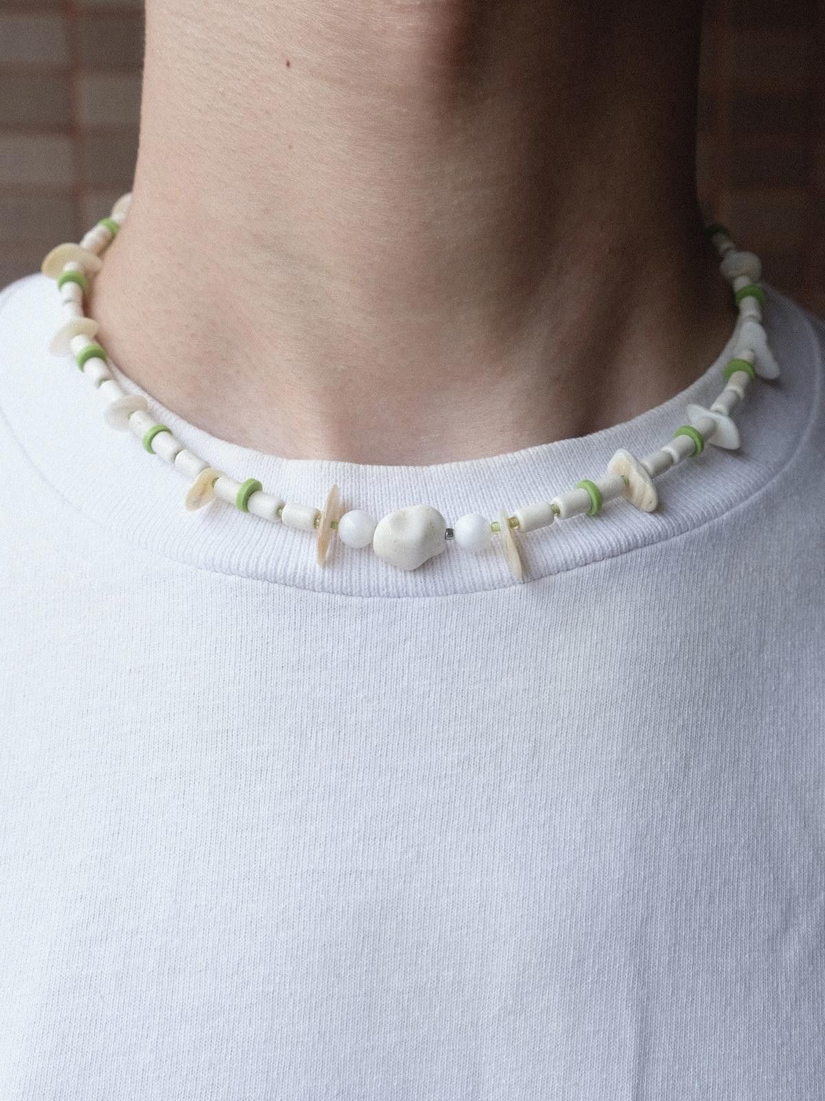Handmade Handmade Retro Style Natural Shell Beads Necklace Chain Size ONE SIZE - 1 Thumbnail