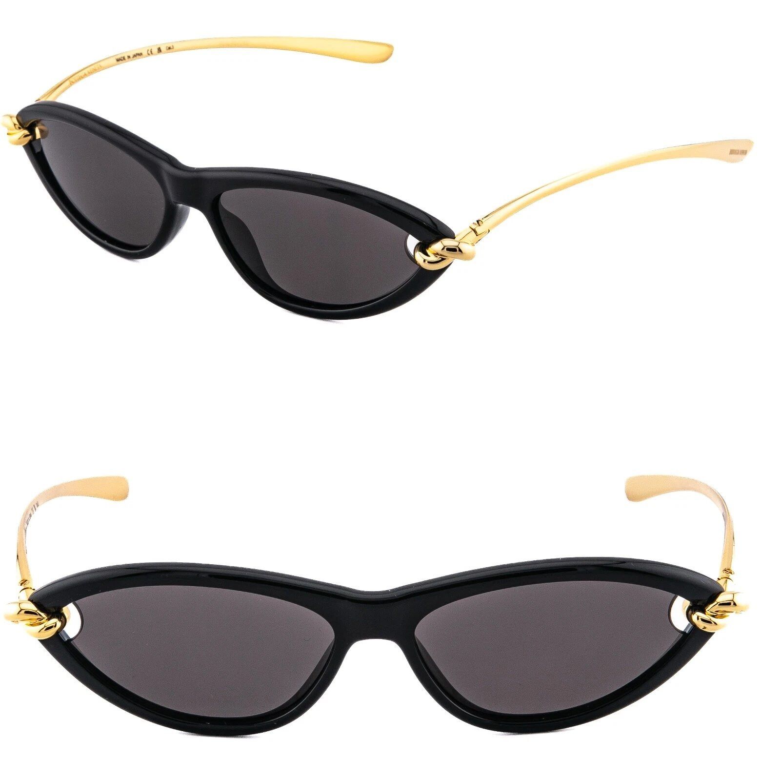 Bottega Veneta Bottega Veneta BV1083SA 001 Sunglasses Black/Gold