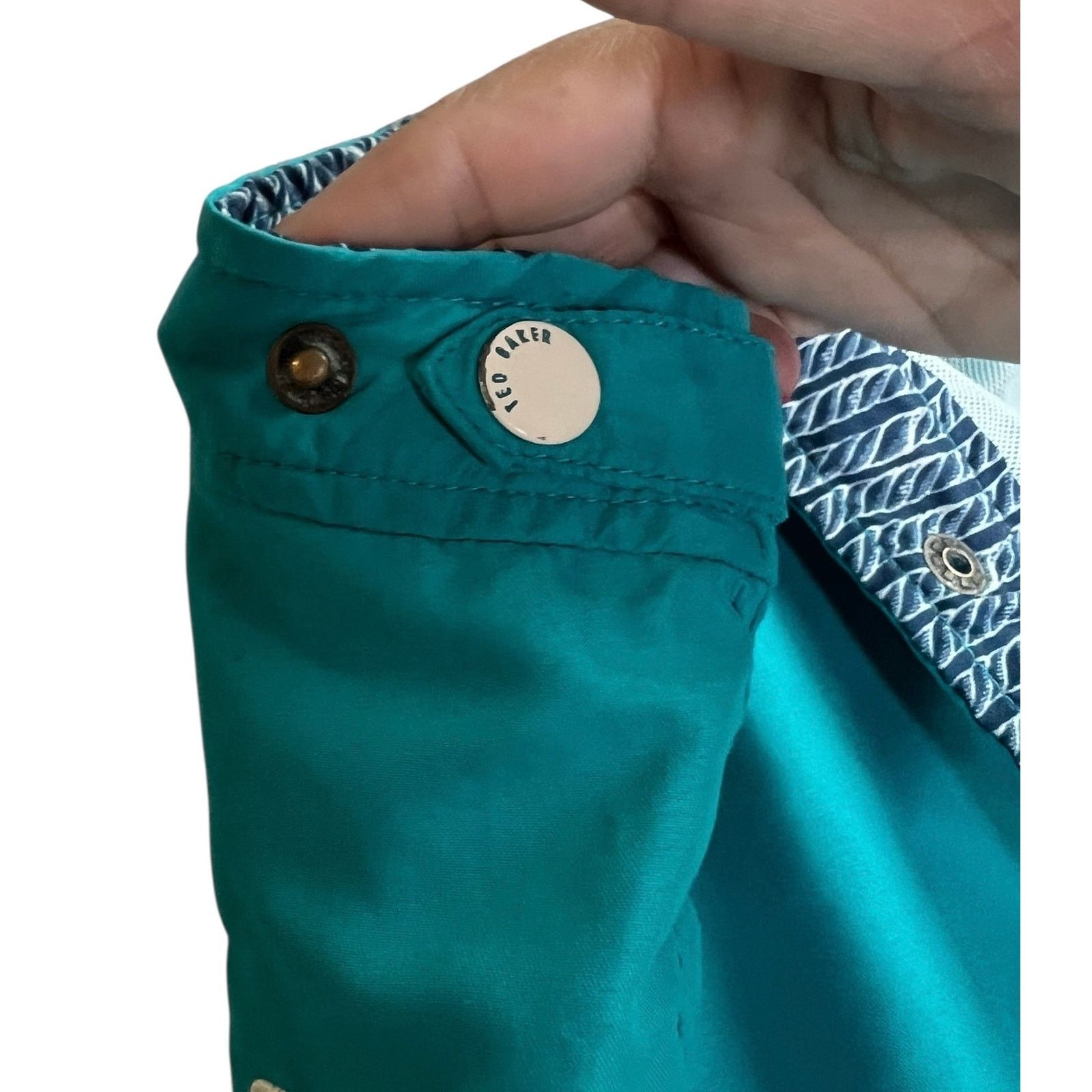 Ted Baker Ted Baker London Teal White Lobster Swim Shorts 6 (XXL) Size US 40 / EU 56 - 11 Thumbnail