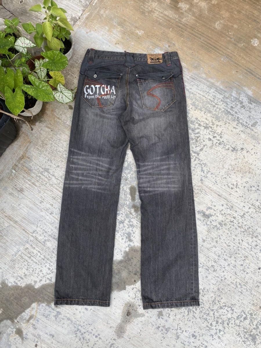 Gotcha Gotcha Surf Stonewash Denim Pant Size US 33 - 2 Thumbnail