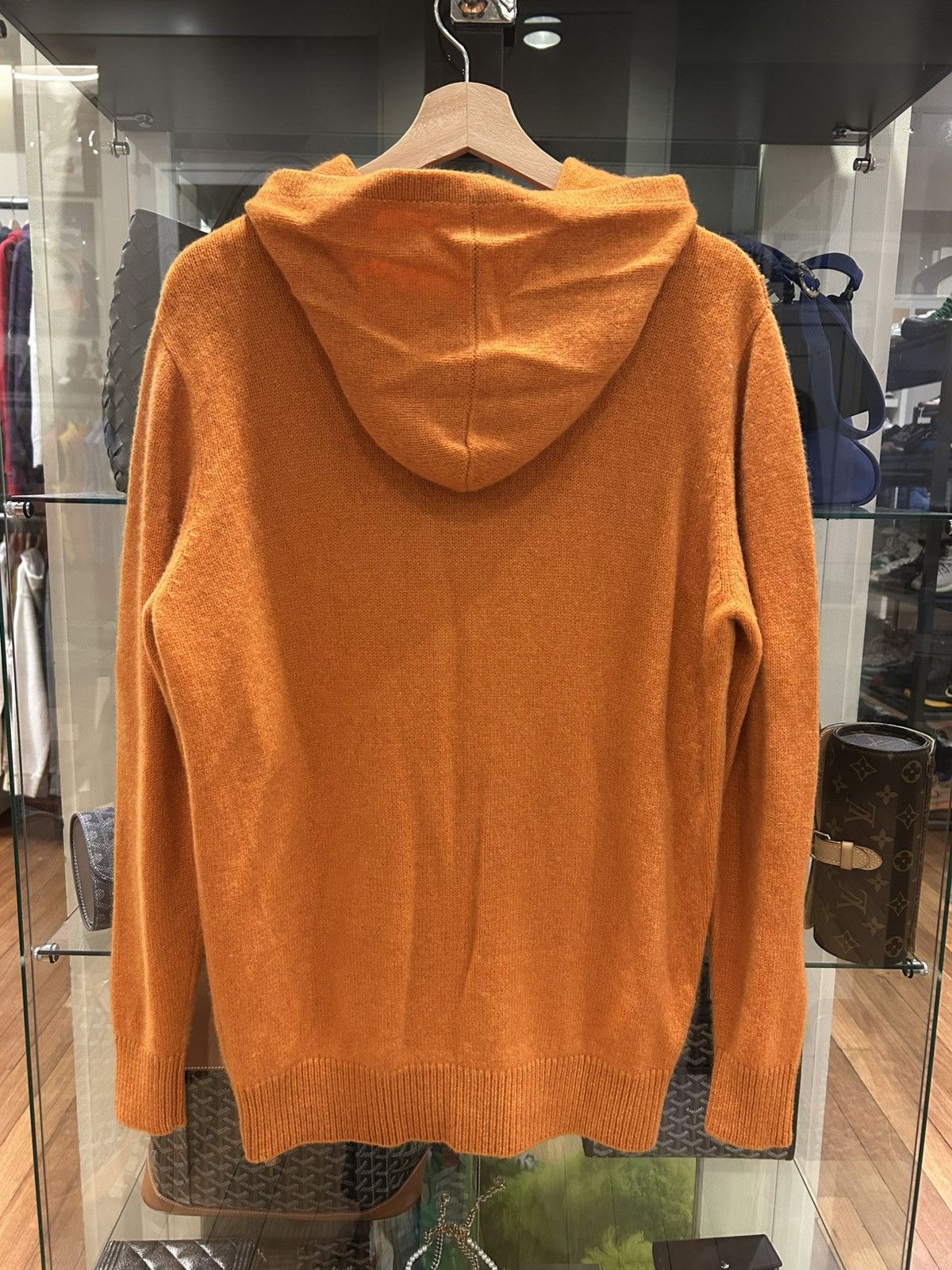 The Elder Statesman The Elder Statesman Zip Uo Hoodie - Orange Size US M / EU 48-50 / 2 - 2 Thumbnail