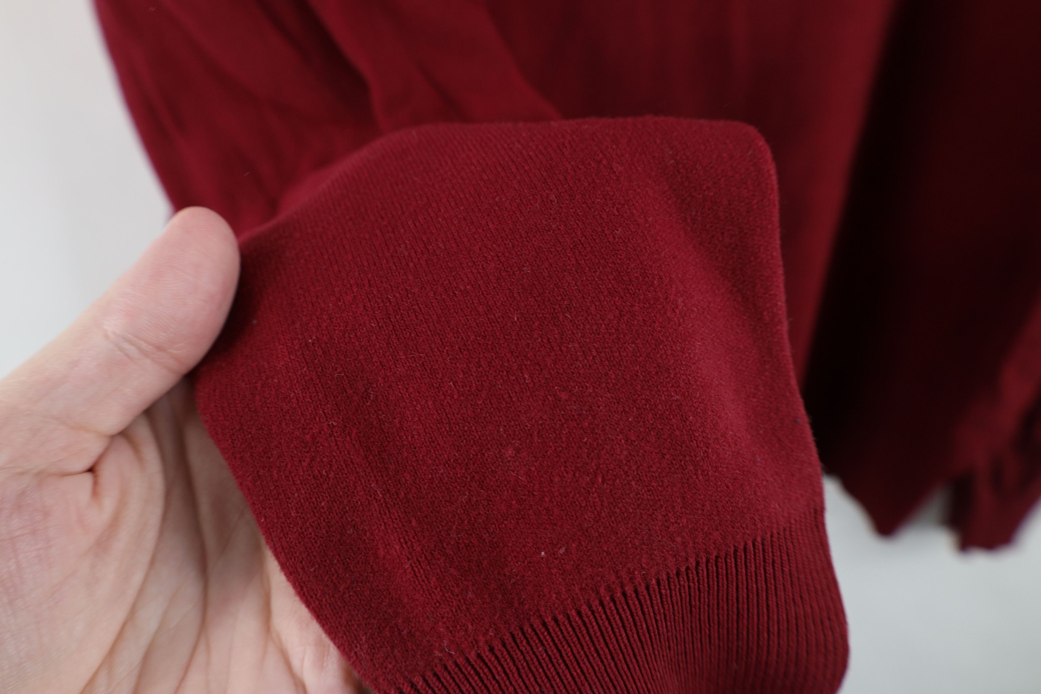 Vintage Vintage 60s 70s Streetwear Lon Knit Turtleneck Shirt Red USA Size US L / EU 52-54 / 3 - 6 Thumbnail