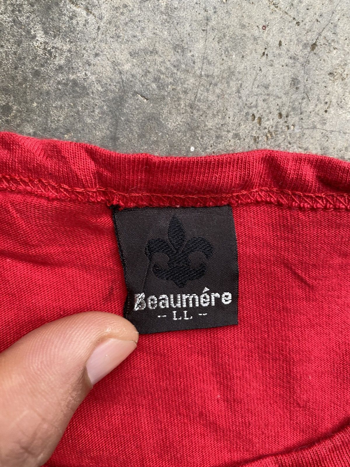 If Six Was Nine × Japanese Brand × Le Grande Bleu (L.G.B.) Y2K Beaumere Double Layer Tee Size US L / EU 52-54 / 3 - 4 Thumbnail