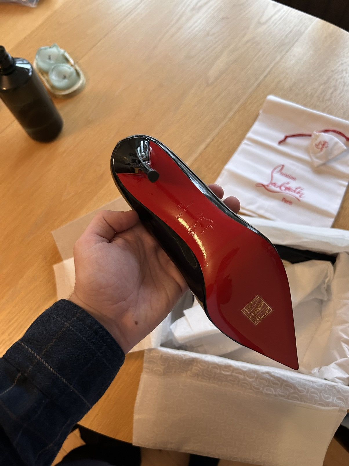 Christian Louboutin Christian Louboutin Miss Z 80 Patent Leather Pumps Size US 6 / IT 36 - 2 Thumbnail
