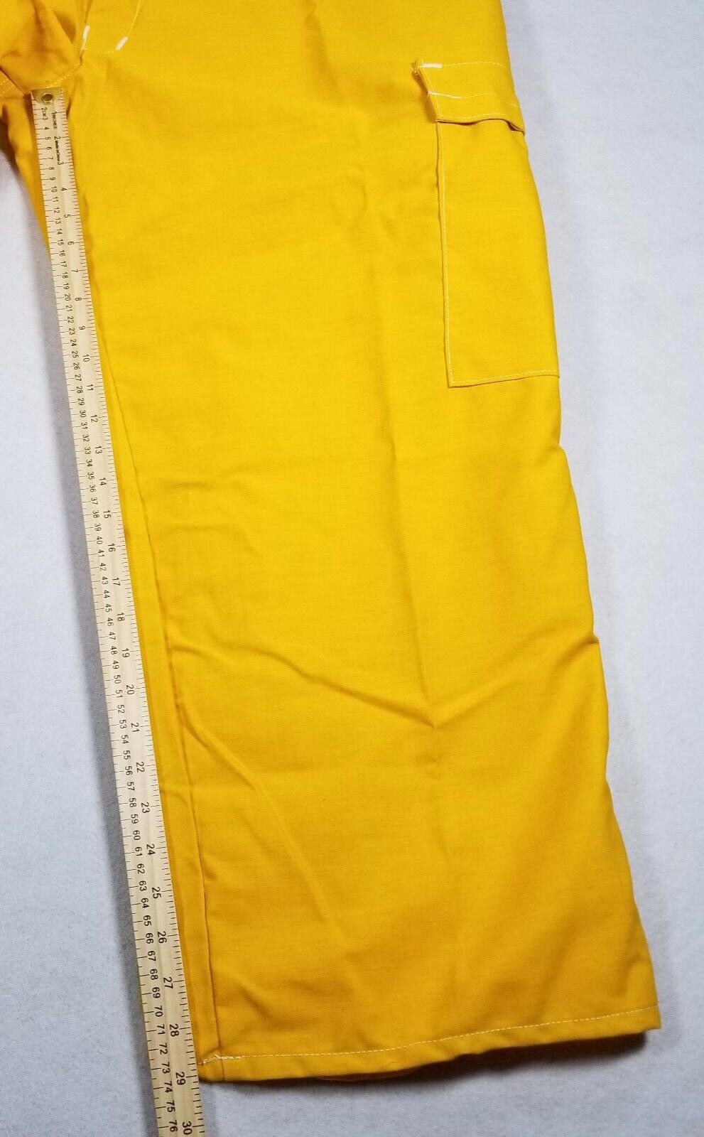 DuPont Nomex Crew Boss Wildfire Yellow Fire Fighting Pants 3XL/30 Size ONE SIZE - 6 Thumbnail