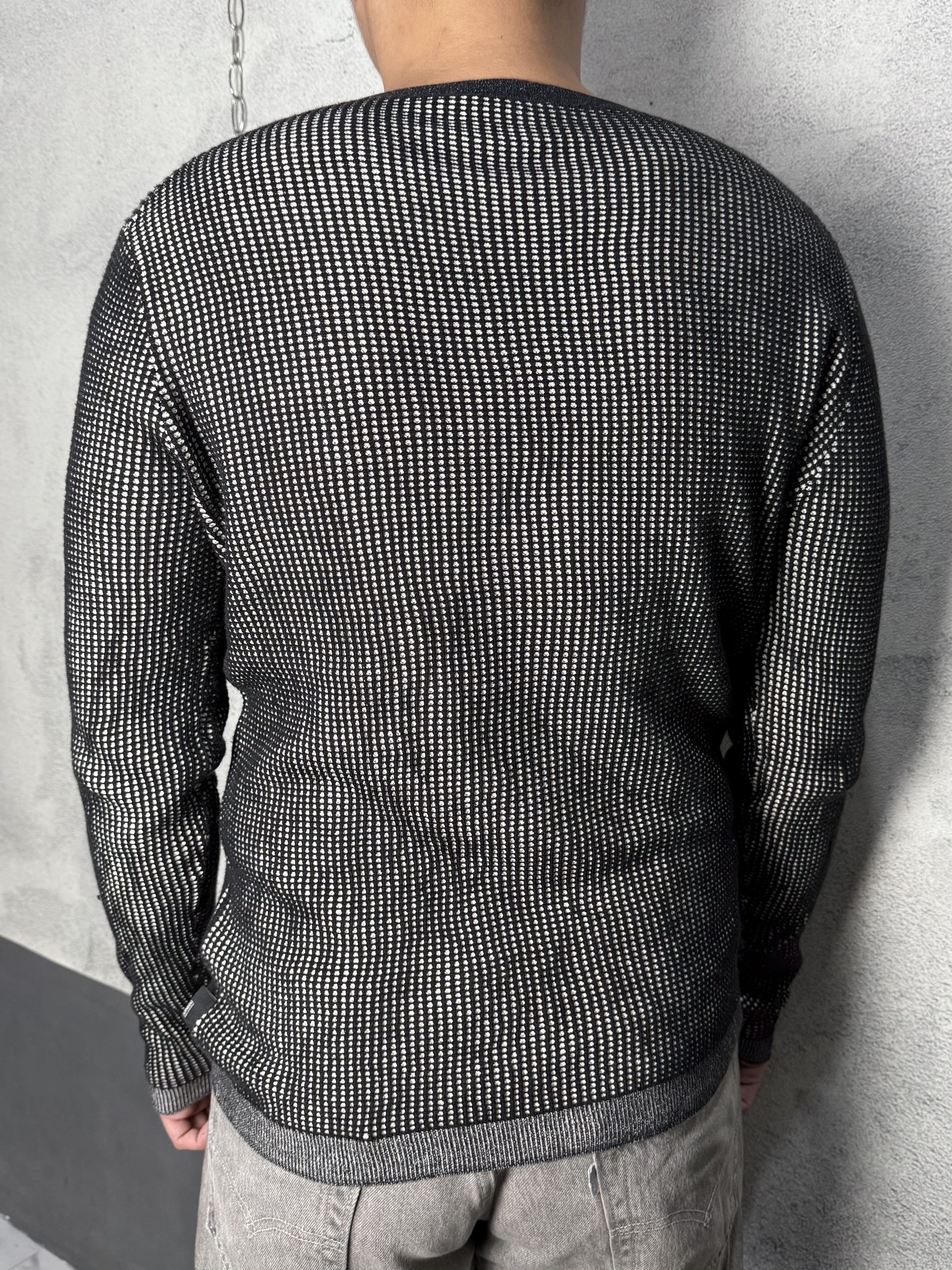 Armani Collezioni Mesh Knit Sweater Jumper