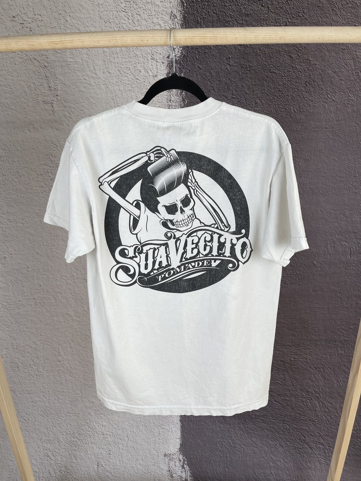 Vintage SuaVecito Pomade vintage skillet made in USA skate tee shirt Size US M / EU 48-50 / 2 - 1 Thumbnail