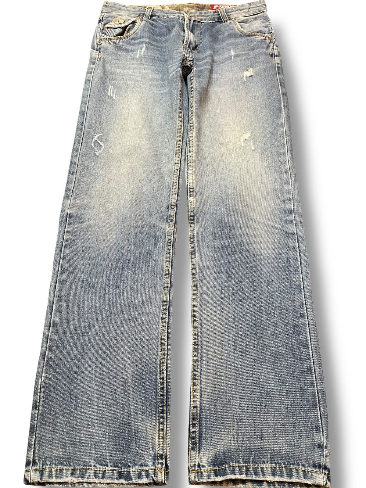 Superdry Vintage JP.Superdry Grunge Faded Distressed Denim Size US 31 - 1 Thumbnail