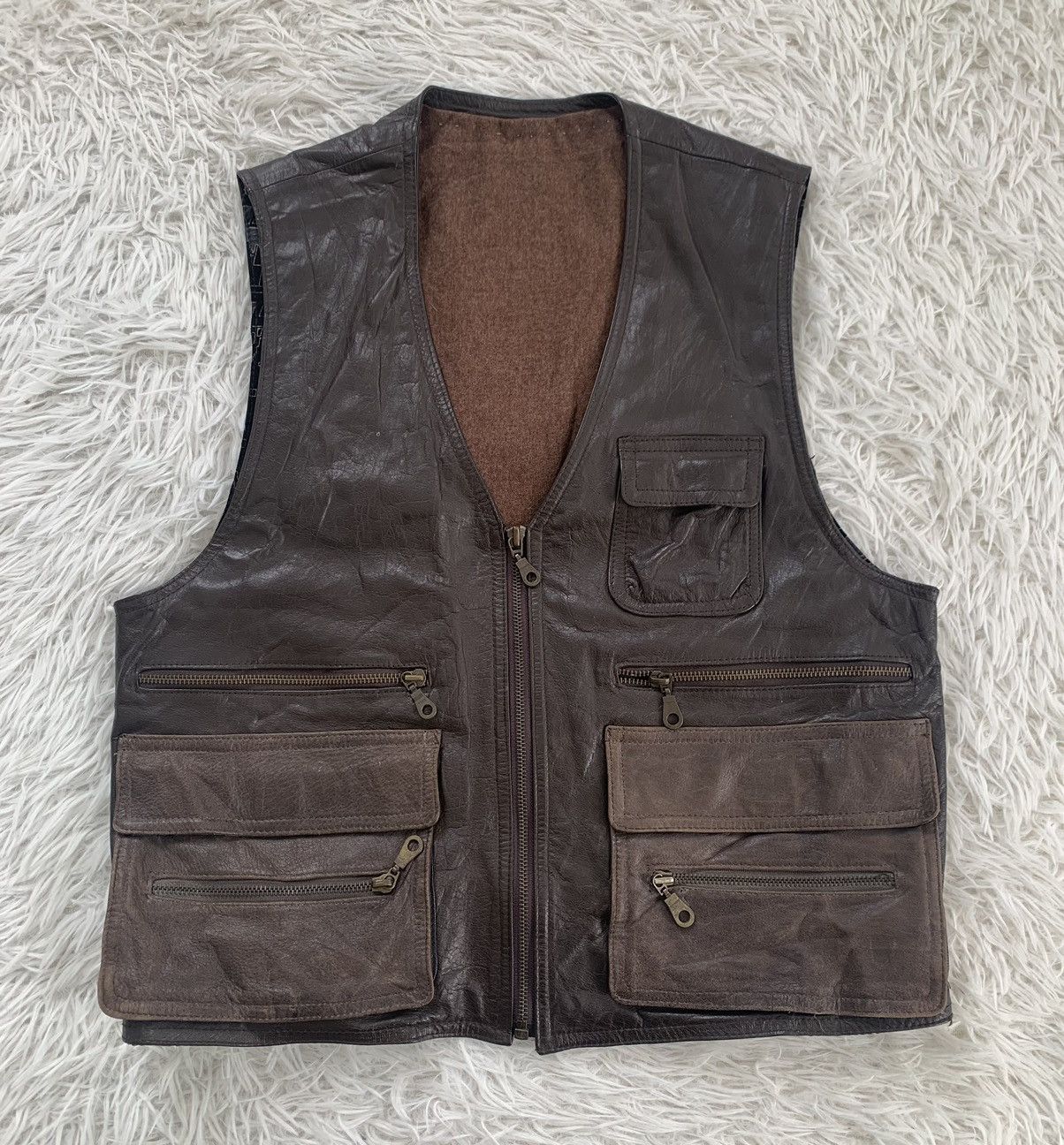 Leather Vest Leather Size US M / EU 48-50 / 2 - 1 Thumbnail