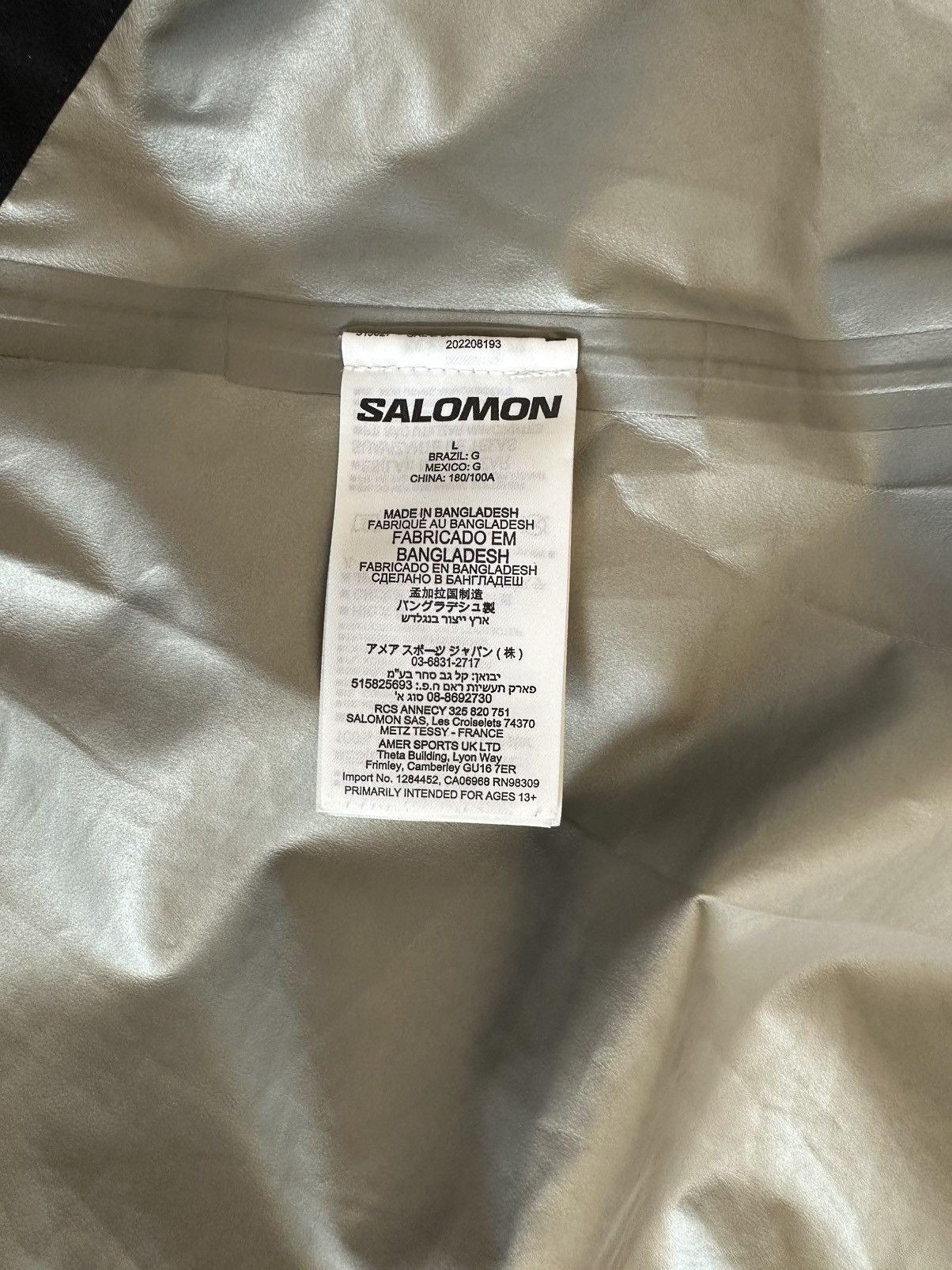 Salomon Salomon GORE-TEX jacket Size US L / EU 52-54 / 3 - 9 Thumbnail