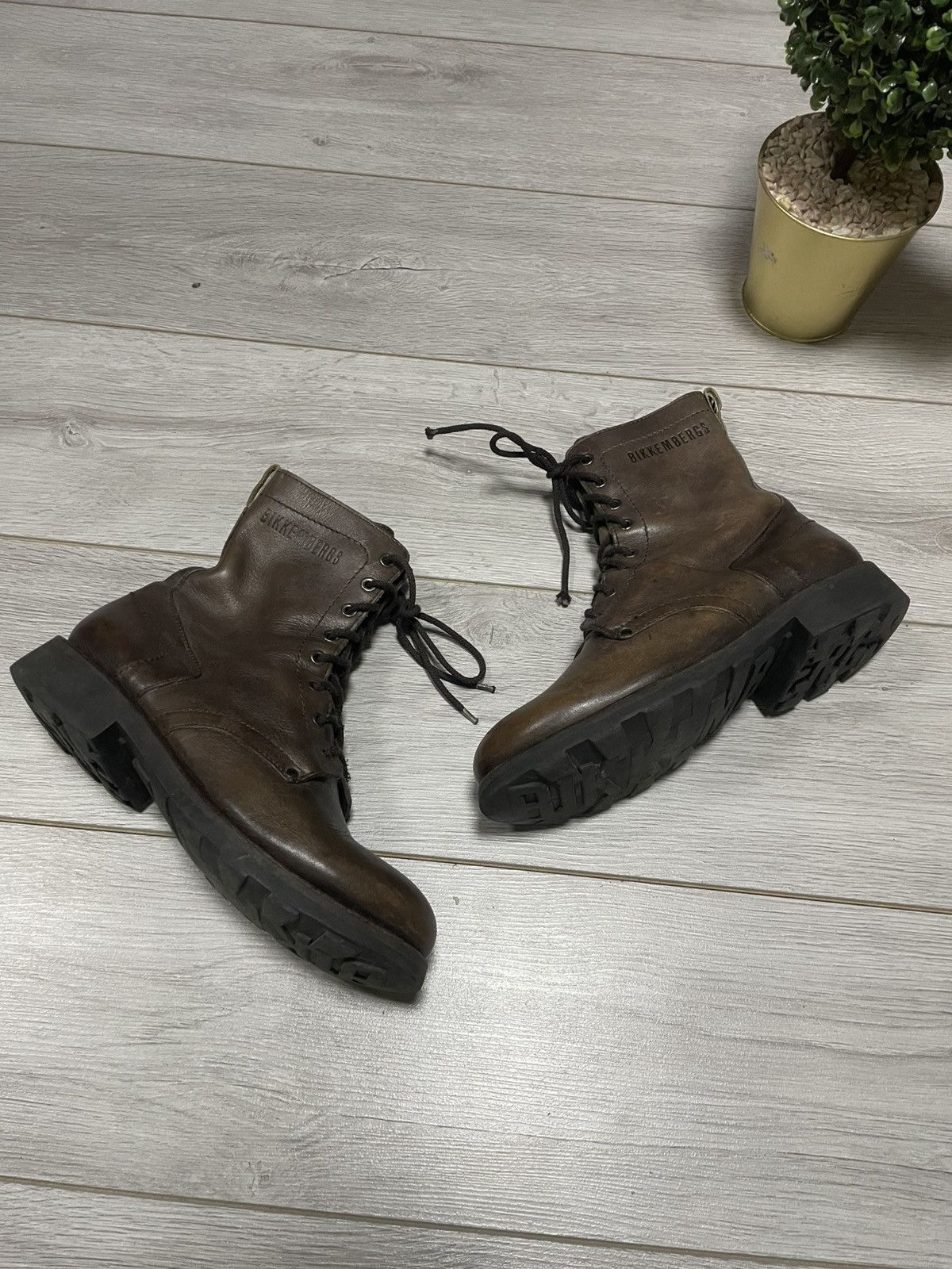 Dirk Bikkembergs Dirk Bikkembergs high leather biker military combat boots Size US 10 / EU 43 - 1 Thumbnail