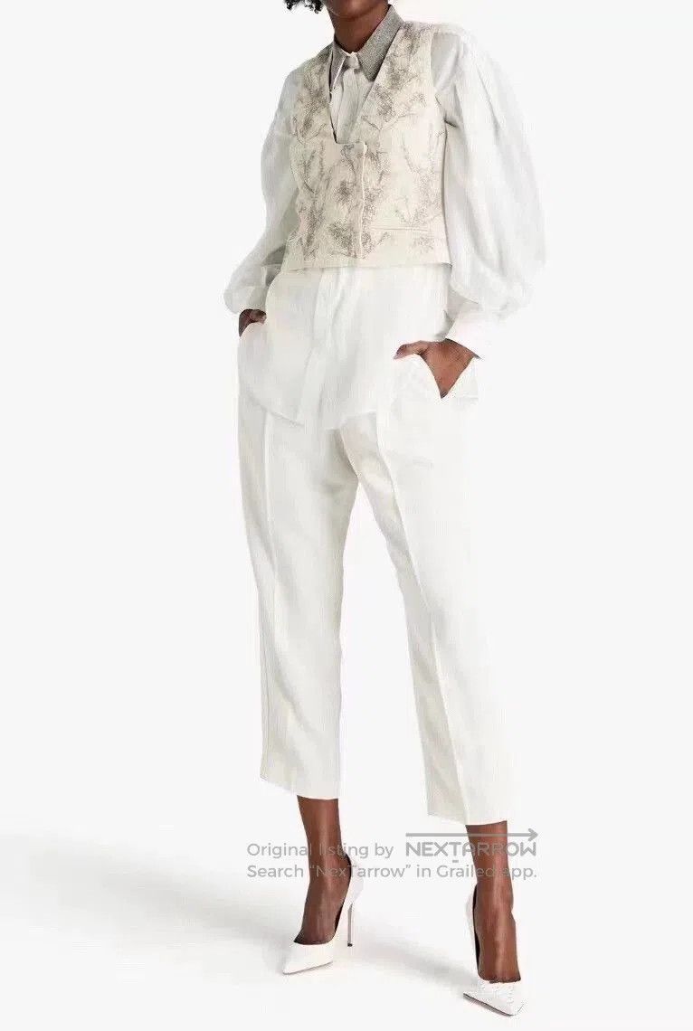 Brunello Cucinelli Brunello Cucinelli Embroidered Evening Vest. Size US XS / EU 42 / 0 - 5 Thumbnail