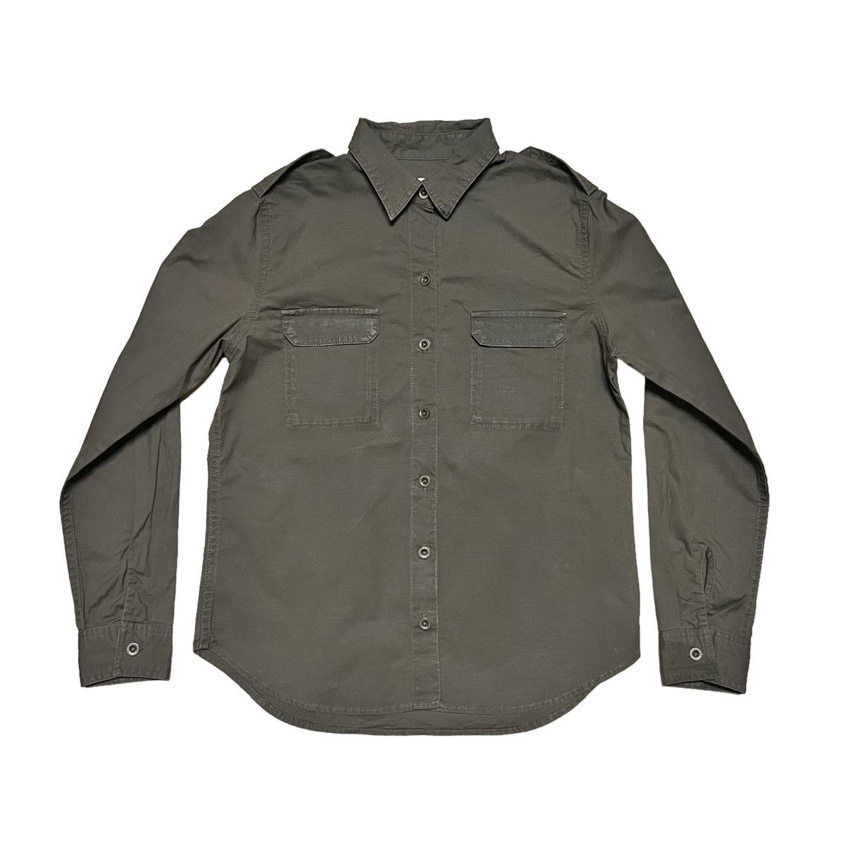 Japanese Brand Japanese Brand Military Army Style Button Up Shirt Size US M / EU 48-50 / 2 - 1 Thumbnail