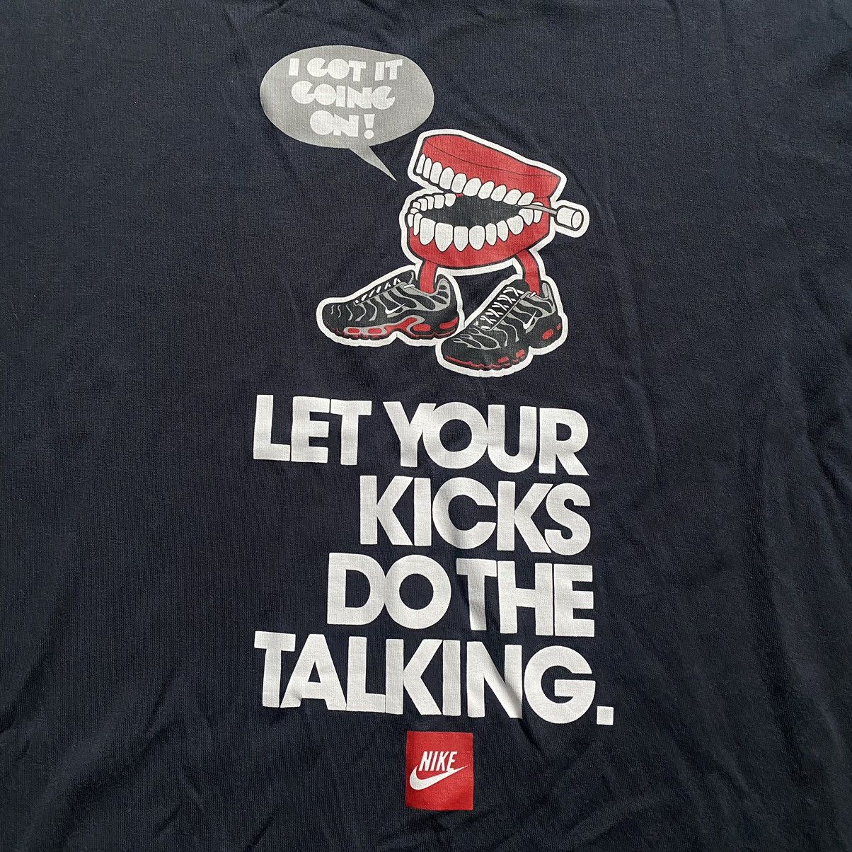 Nike NIKE TN Y2K DRILL GREY TAGS T SHIRT Size US XL / EU 56 / 4 - 2 Thumbnail