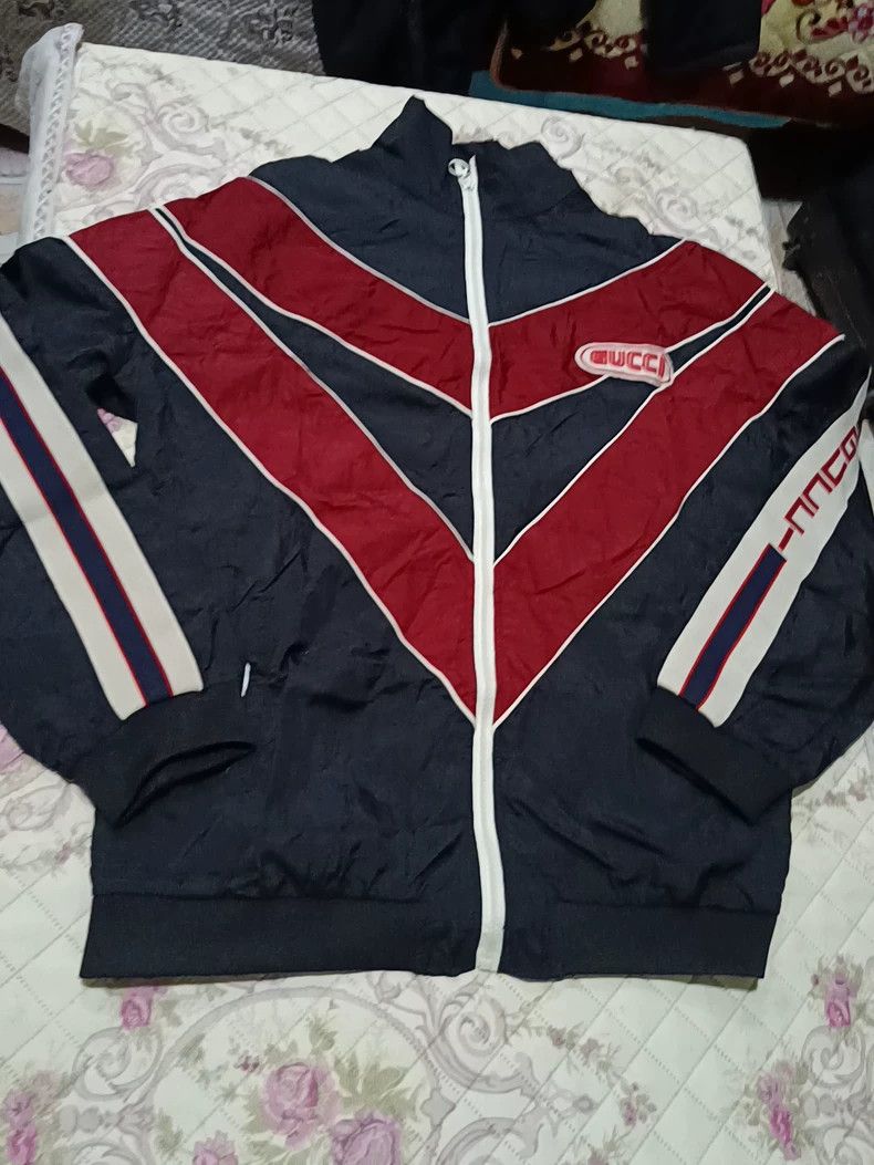 Gucci Side Logo Jacket with Rhinestone Design - dmc