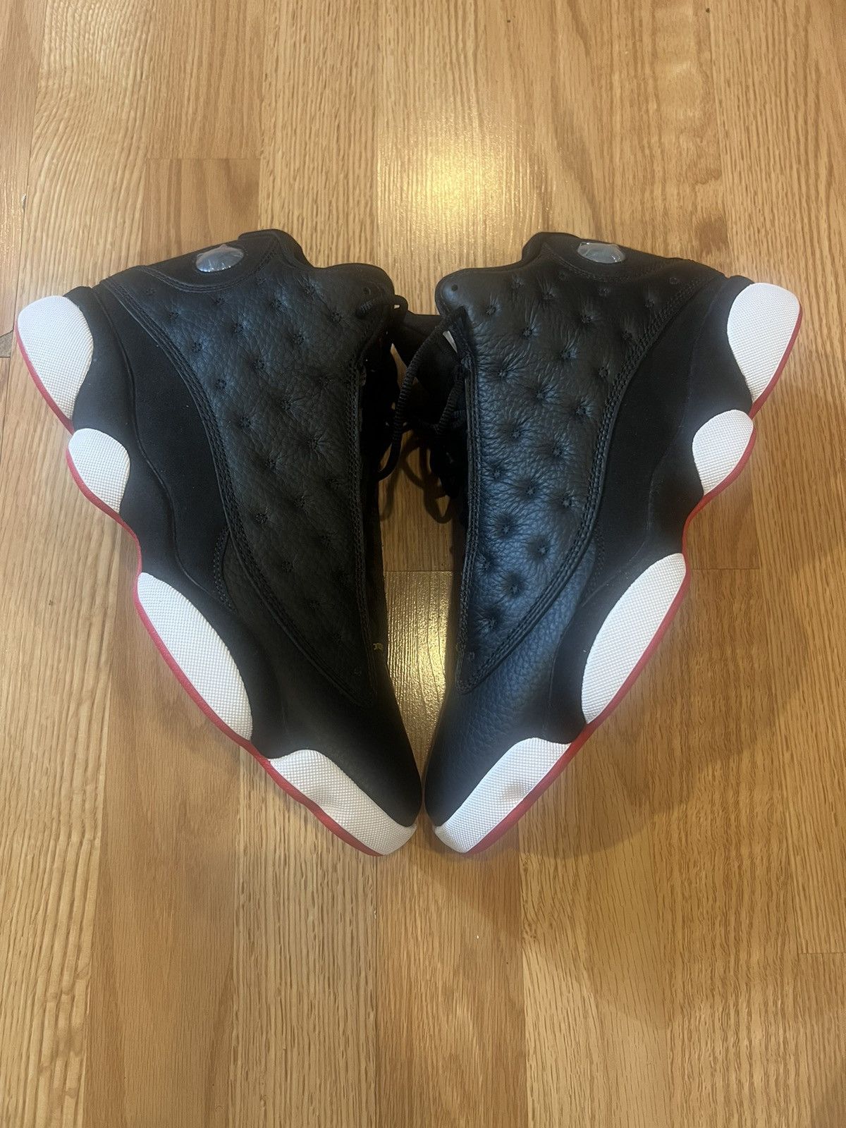 image of Air Jordan 13 Playoffs Shoes in Black, Men's (Size 11)