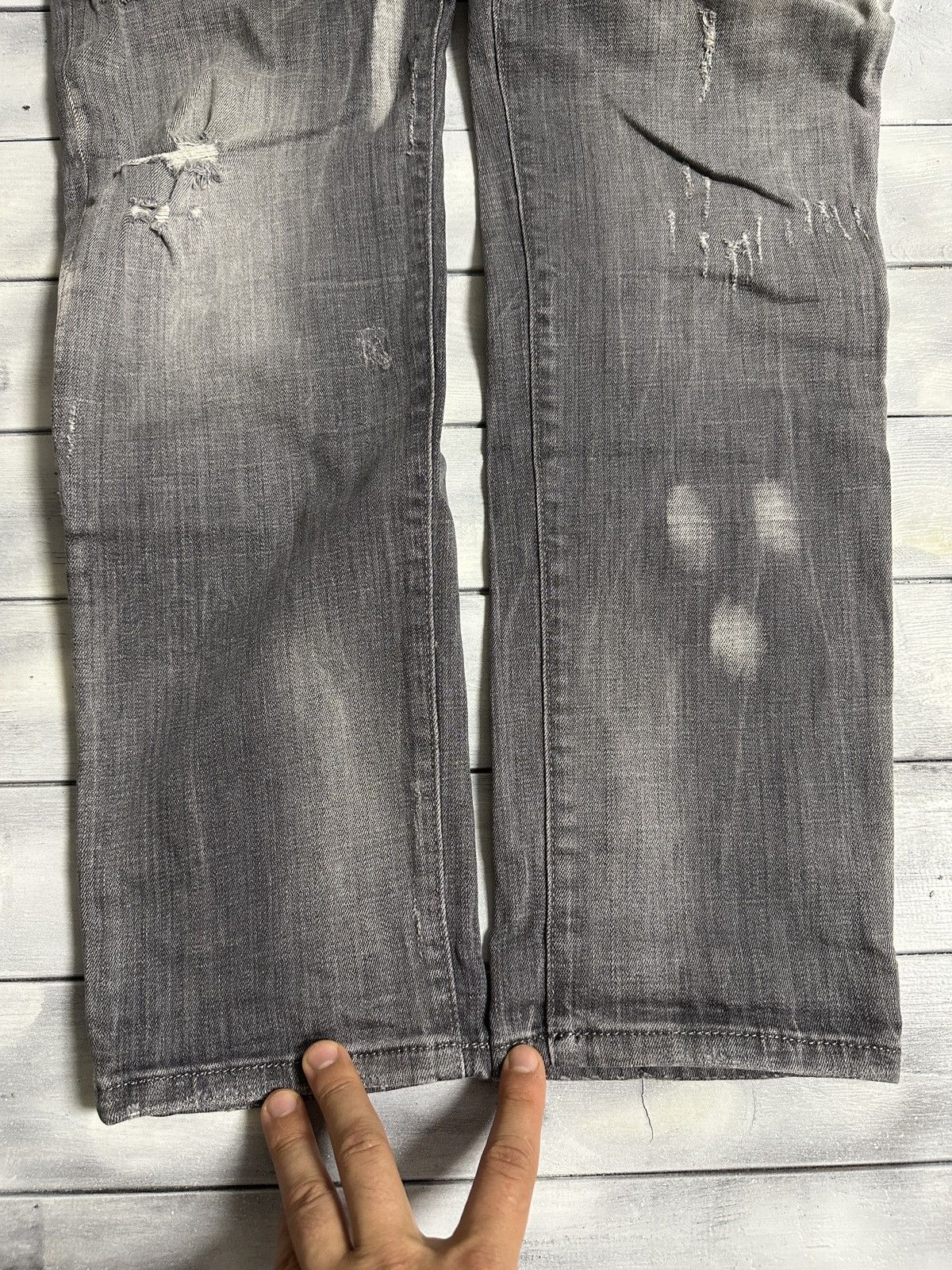 Dsquared2 Rare Luxury SS21 DSquared2 Tidy Biker Jean Distressed Size US 32 / EU 48 - 13 Thumbnail
