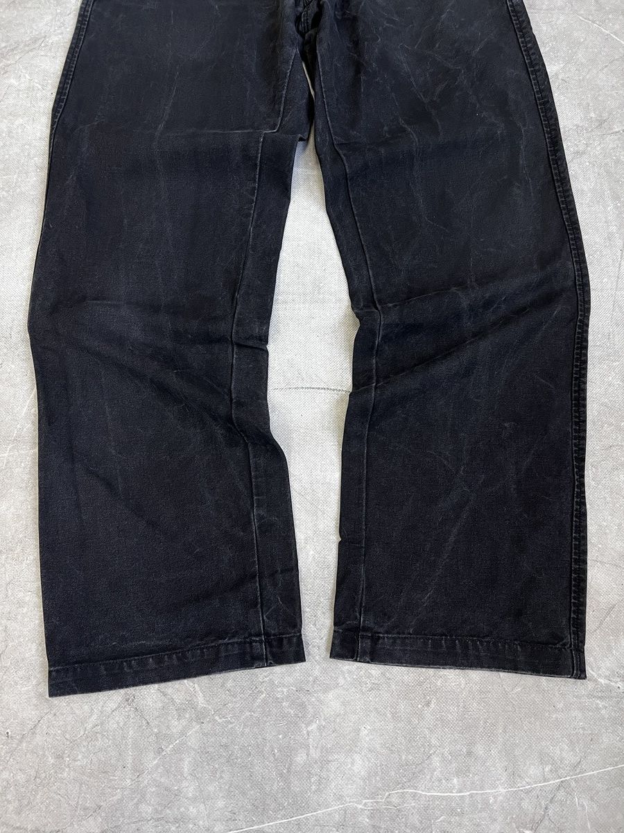 Carhartt Carpenter washed distressed black pants y2k Carhartt Size US 33 - 4 Thumbnail