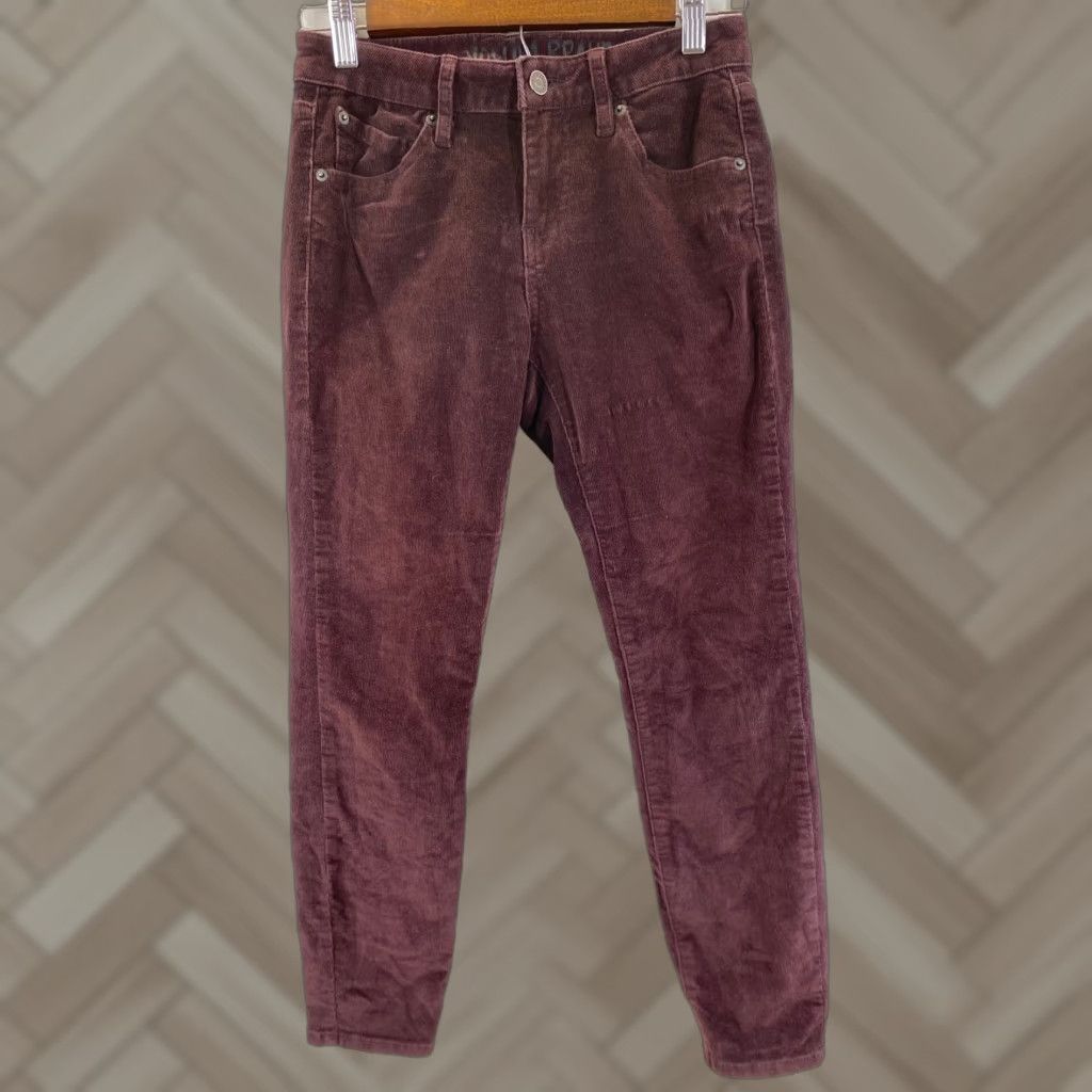 Volcom VINTAGE Volcom Womens Pants Corduroy Purple 25 Regular Waist 1 Dark Purple #2058 Size 25" / US 0 / IT 36 - 1 Thumbnail