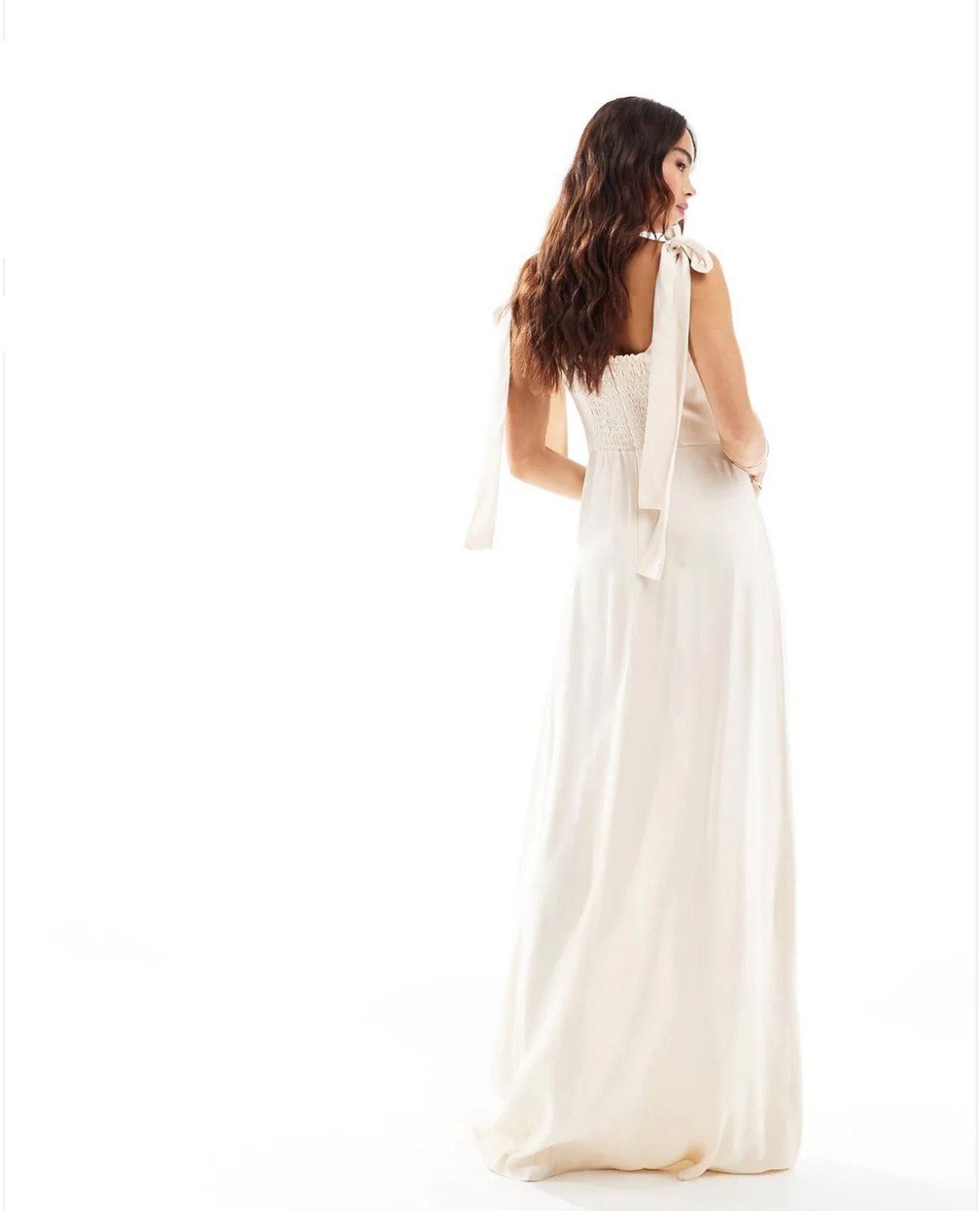 Other Maids to Measure maxi dress ivory Size 8/S NEW RPR £180 Size S / US 4 / IT 40 - 6 Thumbnail