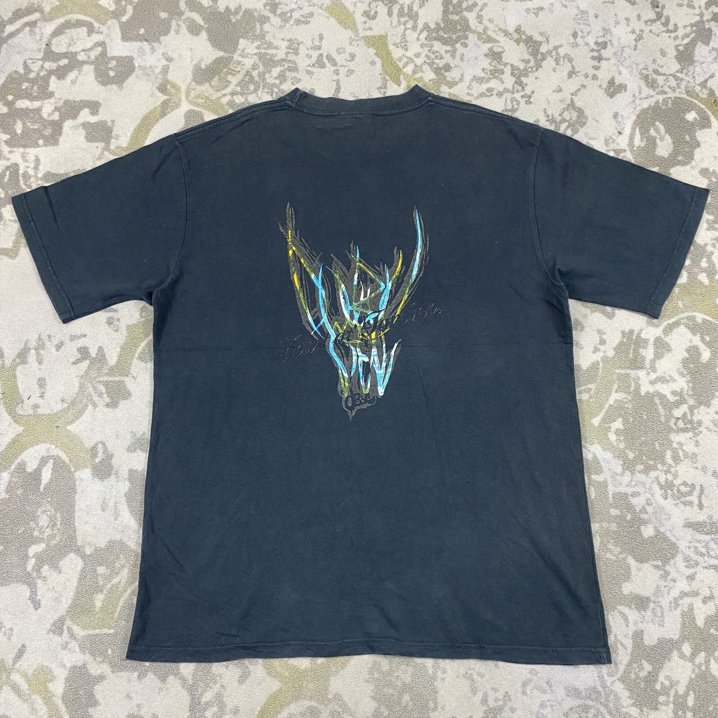 Vintage Double Steal Large T-shirt -D050